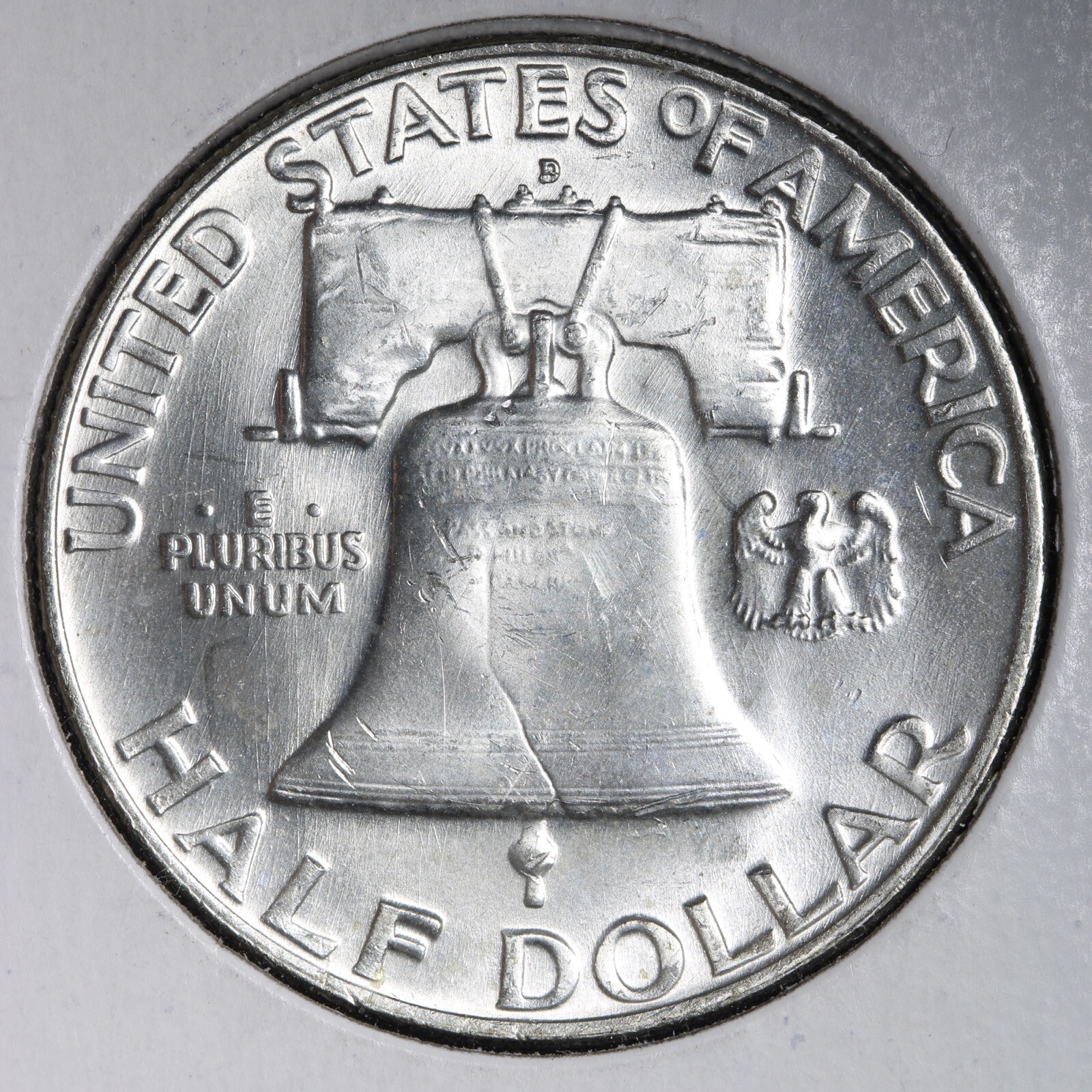 1958-D Franklin Silver Half Dollar CHOICE BU *UNCIRCULATED* MS E251 ICF