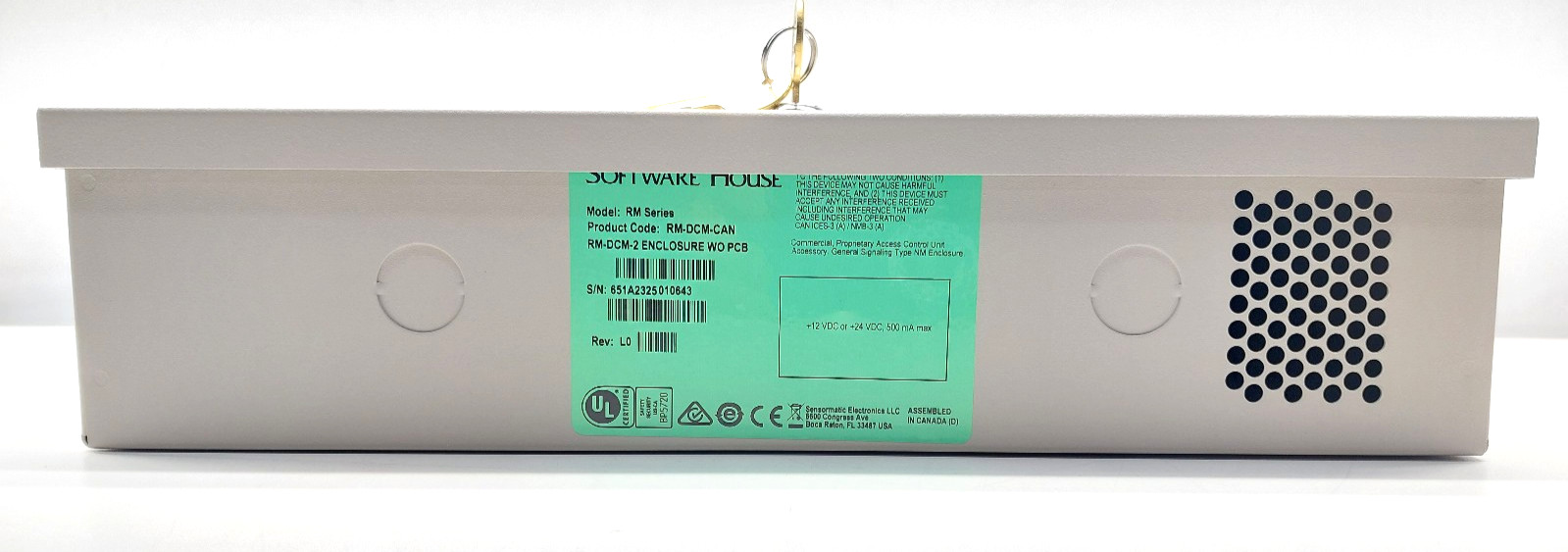 Software House RM-DCM-CAN RM-DCM-2 Enclosure w/o PCB