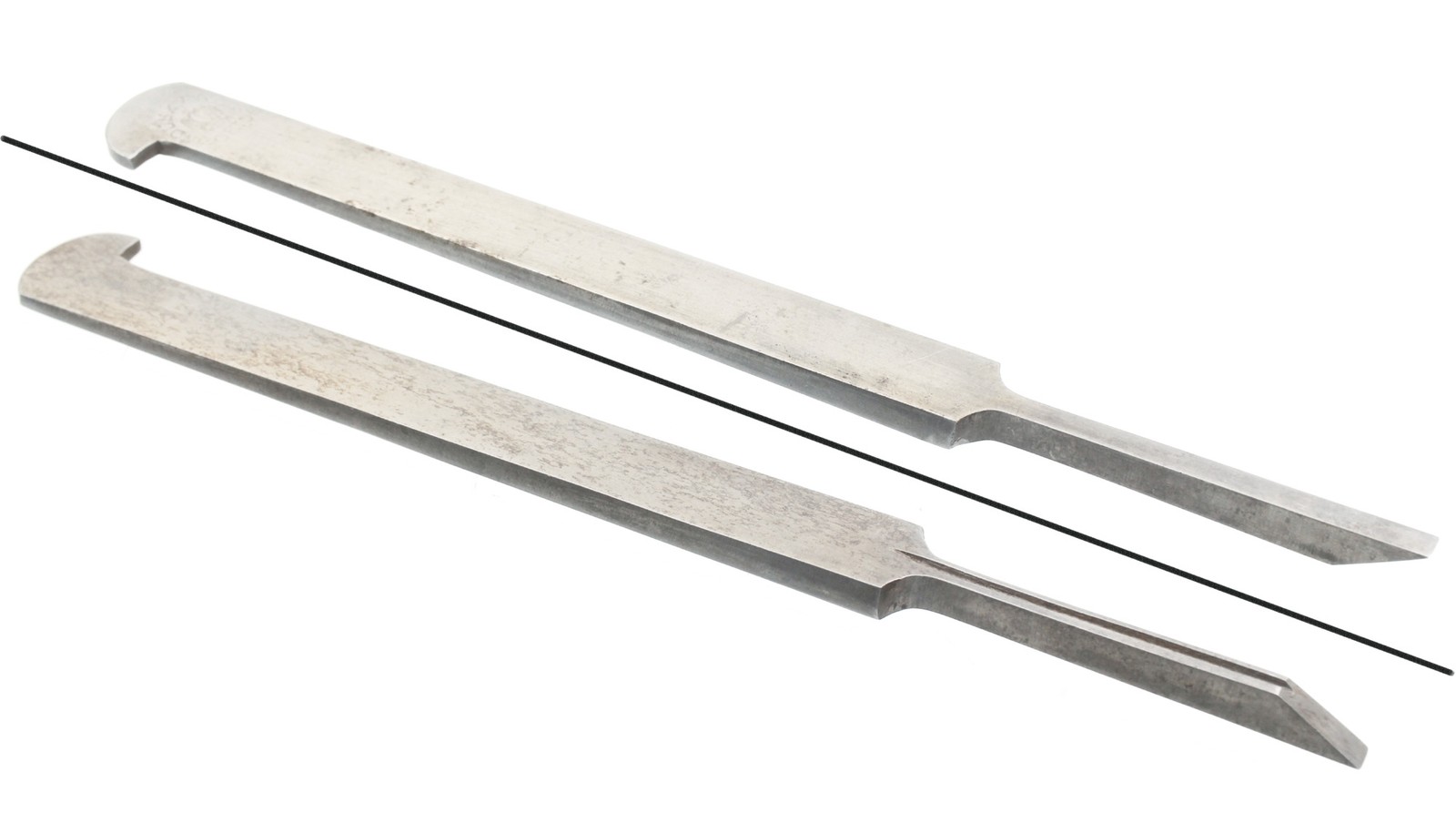Founder's Grade Sandusky 3/16" Width Plow Plane Iron- "Crown" T.M.- mjdtoolparts