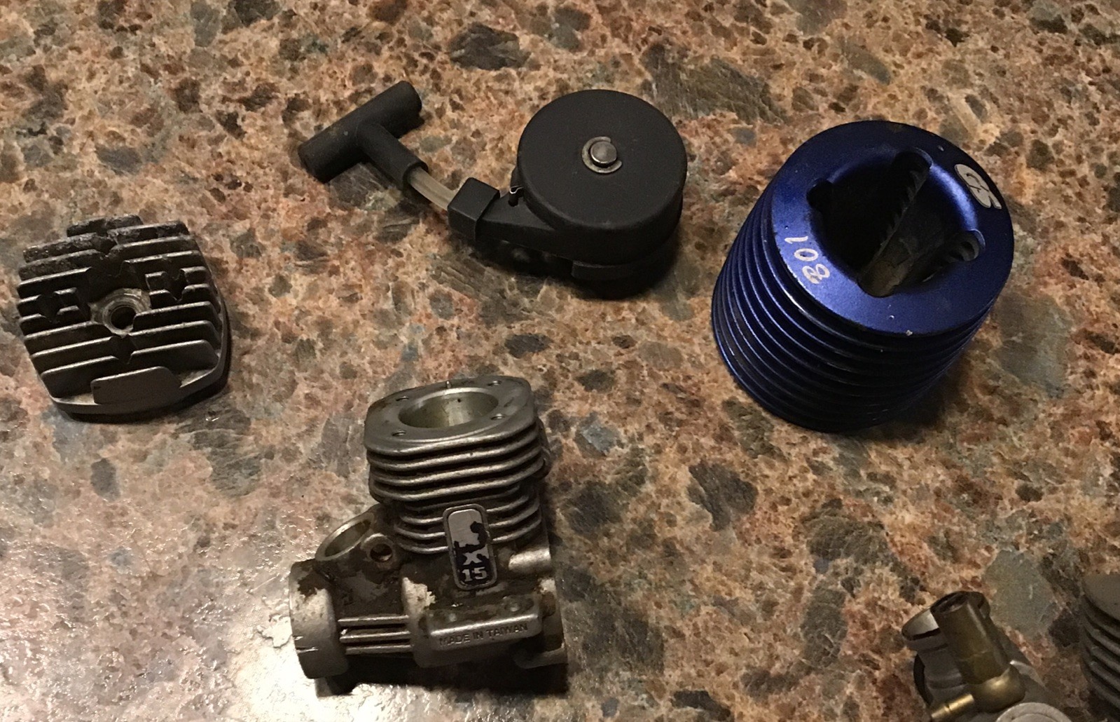 Rc Engine Parts And Decals (OS & GS)