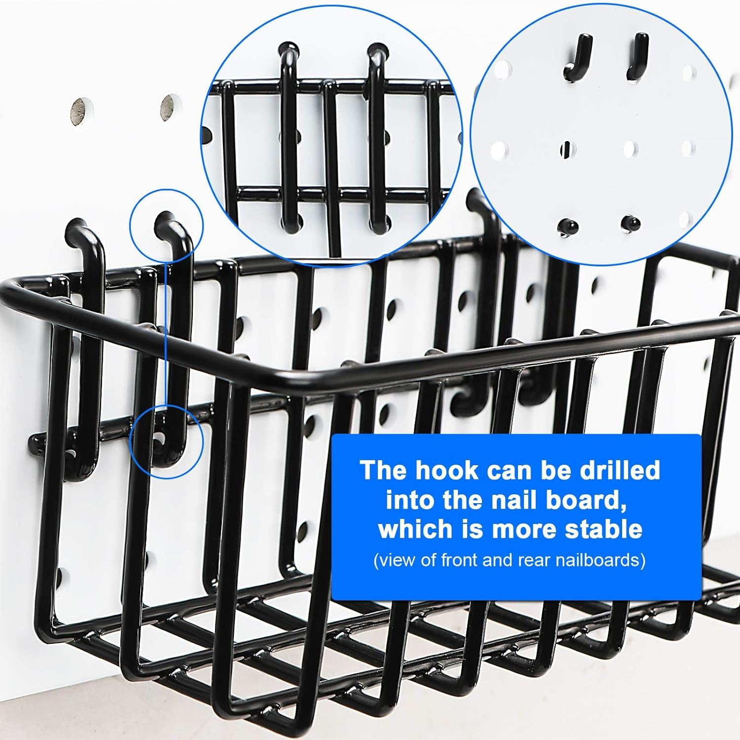 Pegboard Baskets,Pegboard Accessories,Can Be Used to Store Items That Are Not Ea