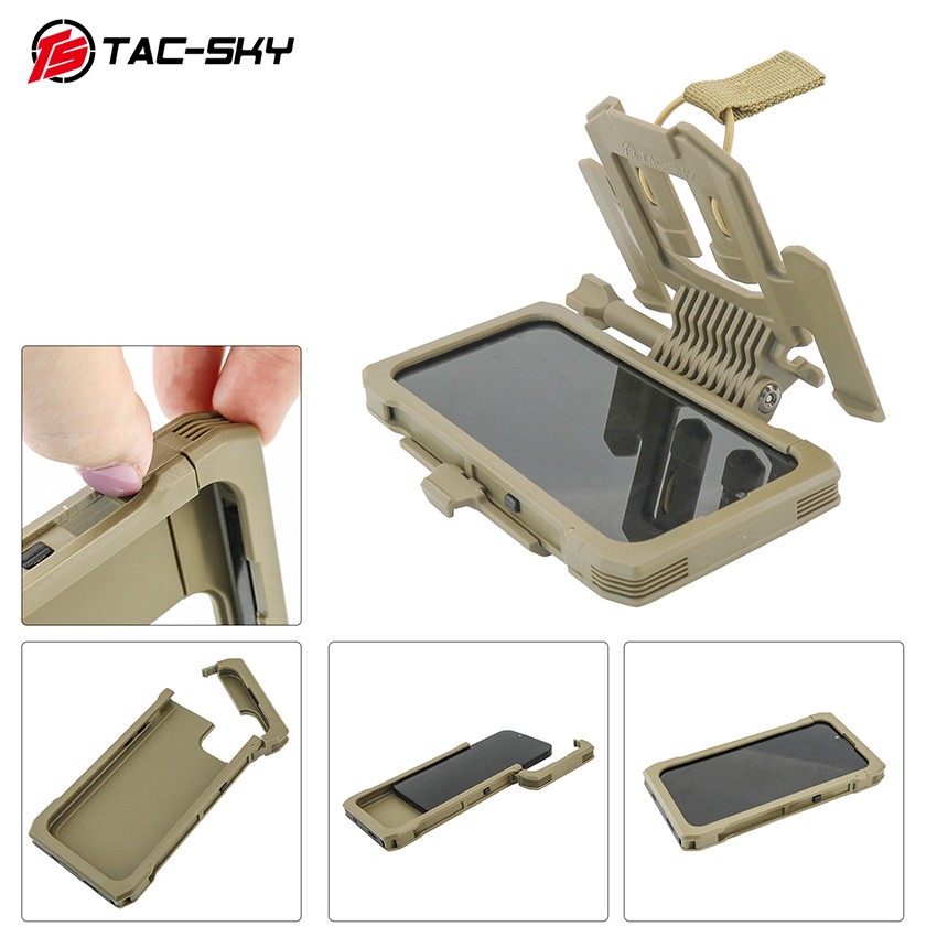 Tactical Phone Case Mount for MOLLE Tactical Vests Compatible with iPhone