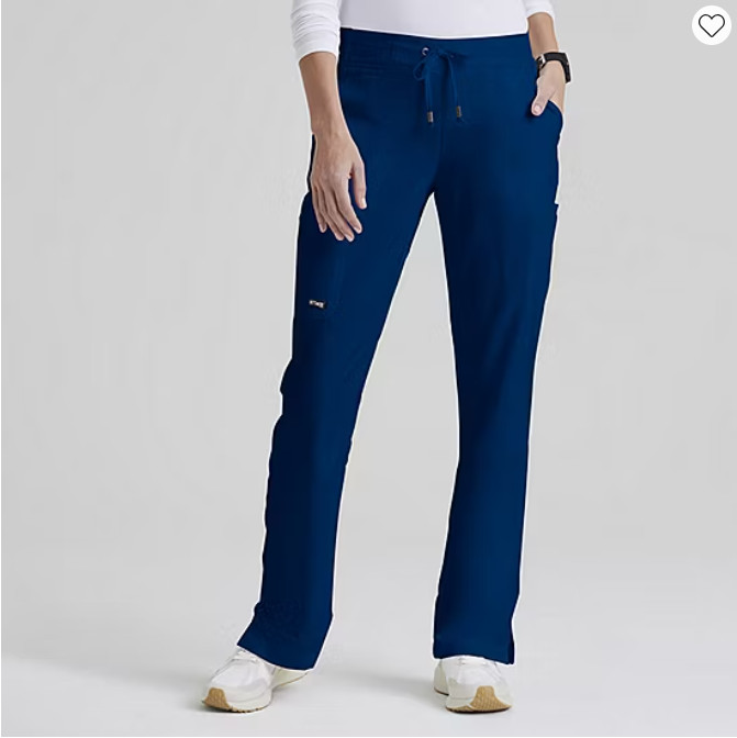 Grey's Anatomy™ by Barco Classic 4277 Mia 6-Pocket Mid-Rise Straight Leg Womens