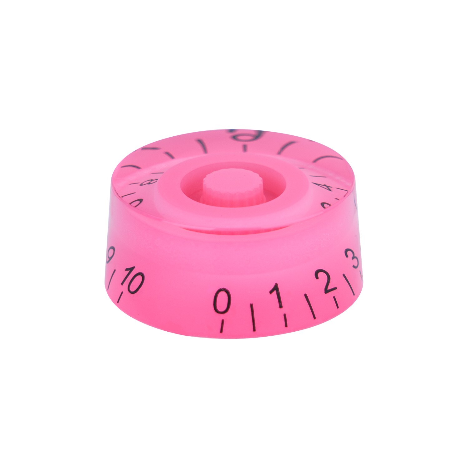 4 Pcs Guitar Bass Knobs Speed Volume Tone Control Knobs For Les Paul Guitar Pink