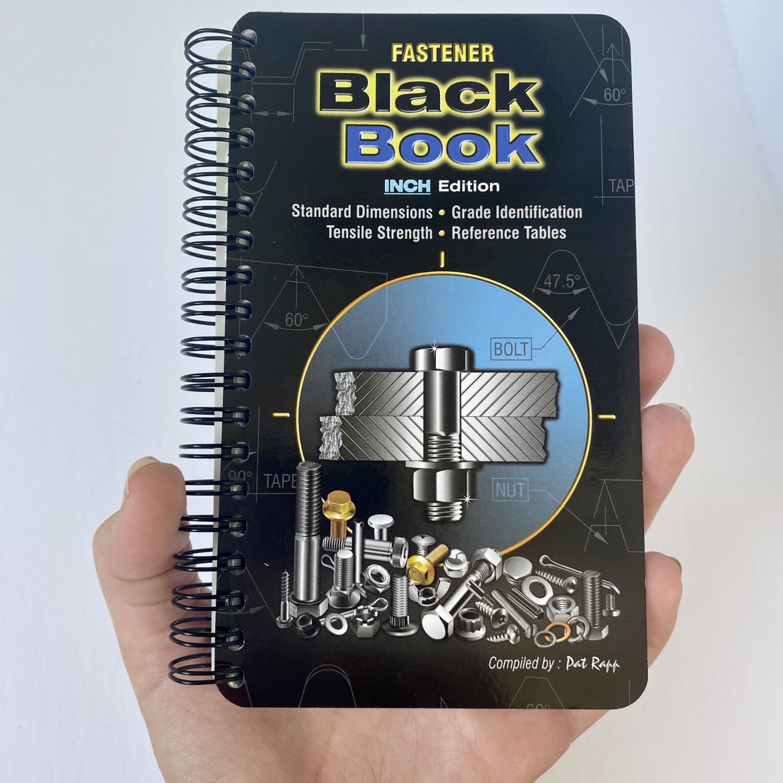 FASTENER Black Book - Handbook Size with FREE Thread Identification Gauge