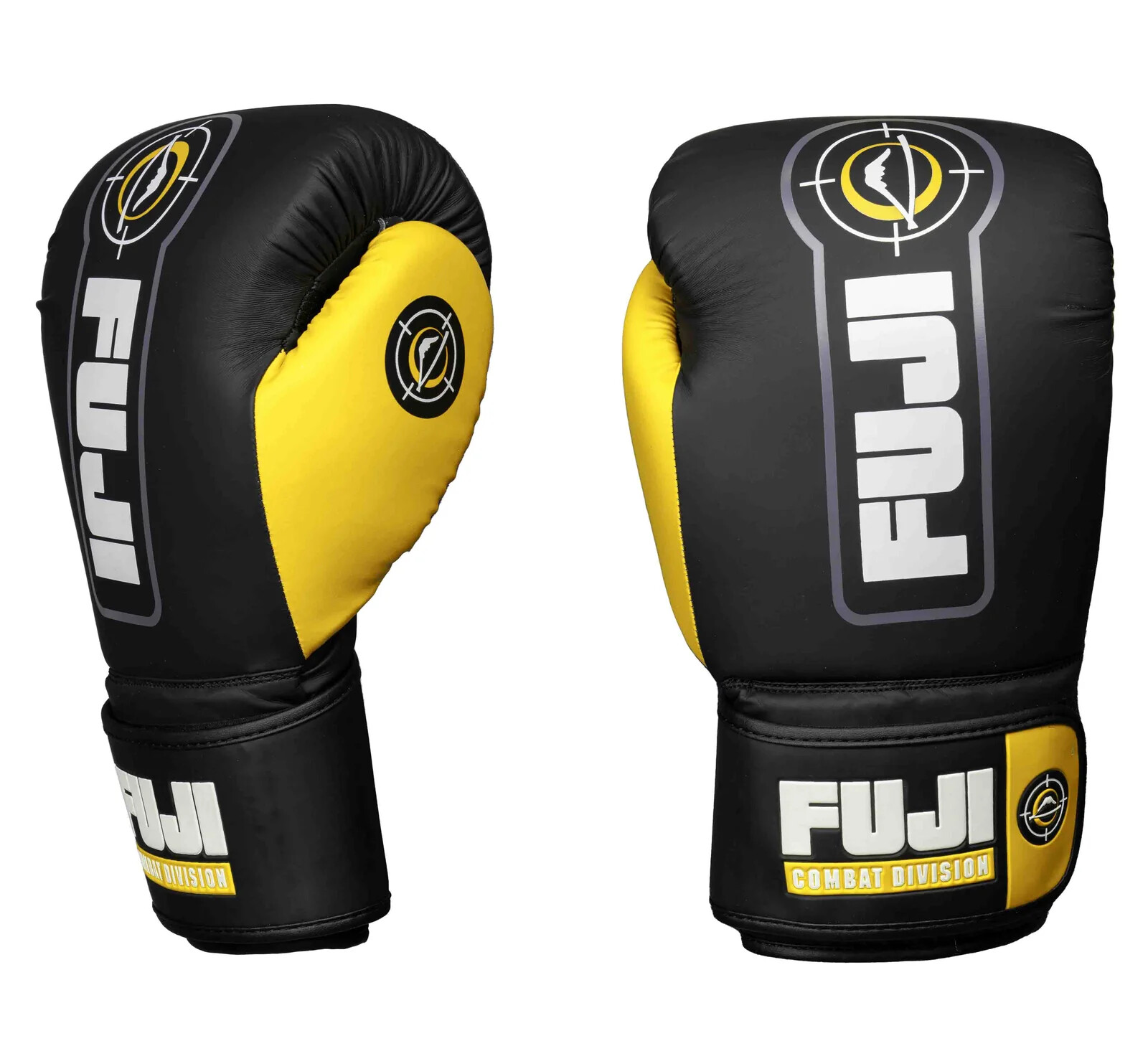 Fuji Sports Precision Boxing MMA Kickboxing Sparring Training Gloves - Yellow