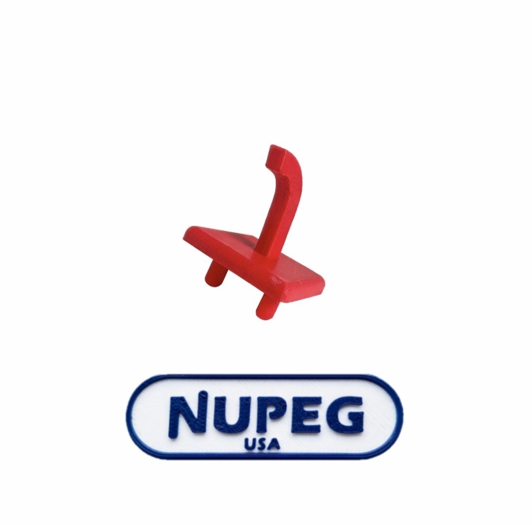 Peg Board Hooks Curve SM Hook x12 NUPEG