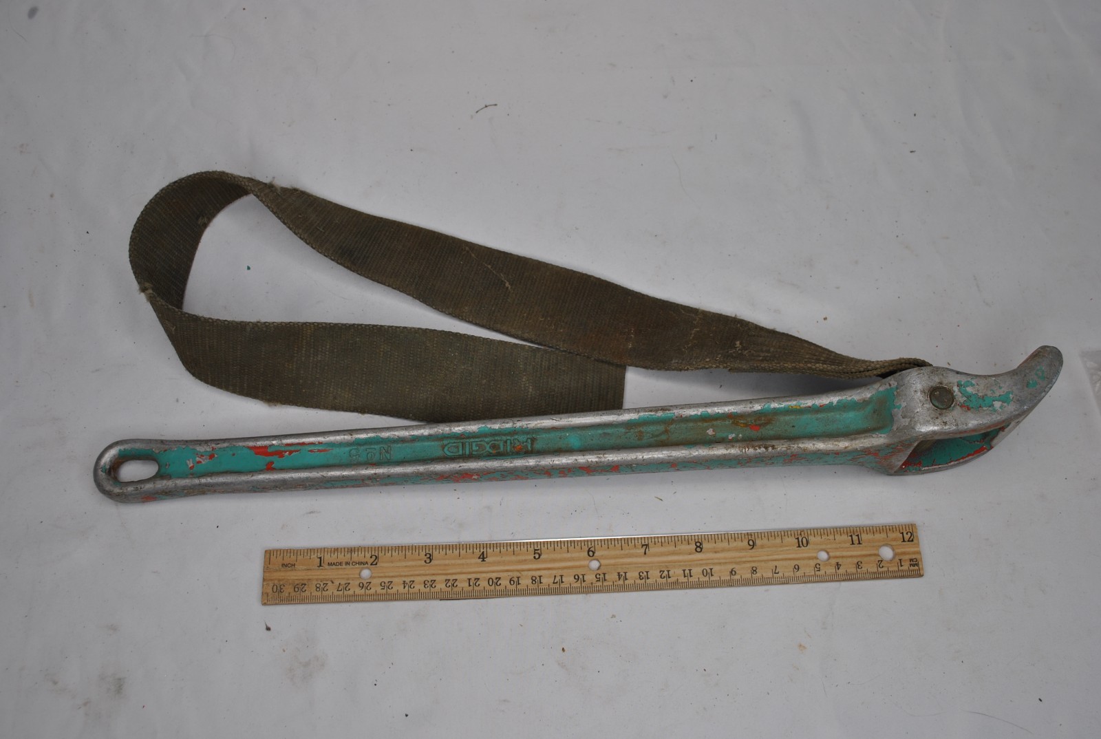 RIDGID 5 Strap Wrench,Almnm,18" Handel, 24" Strap