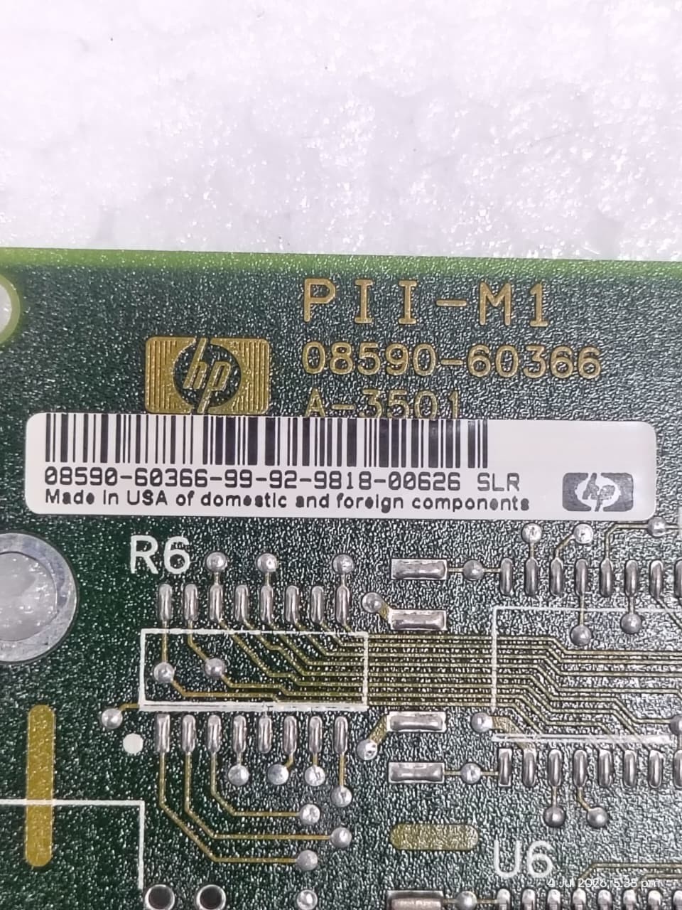 Hp Agilent 8591E Spectrum Analyzer 9kHz - 1.8GHz 08590-60416 Processor Board