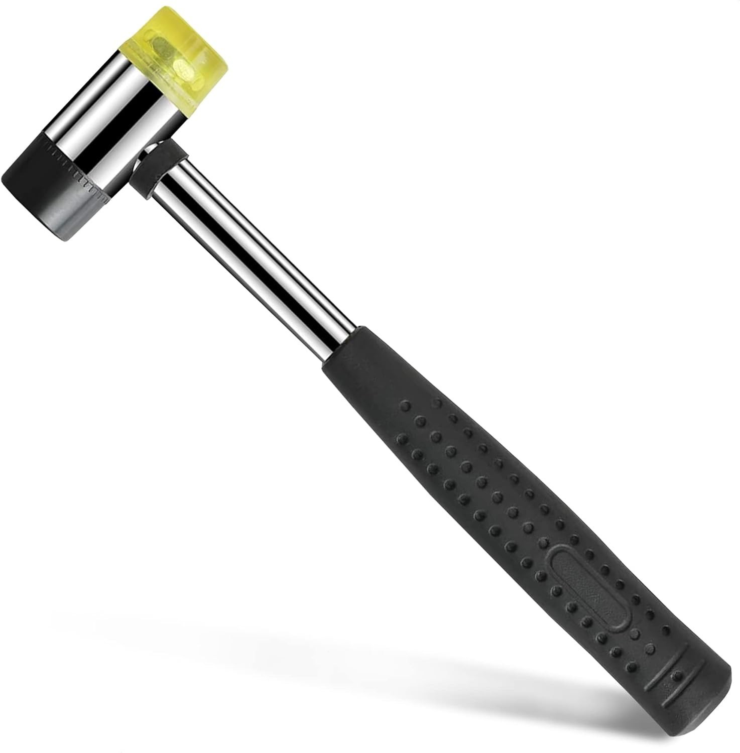 Small Rubber Mallet Hammer 25 mm Lightweight Double-Sided Rubber & Plastic Head