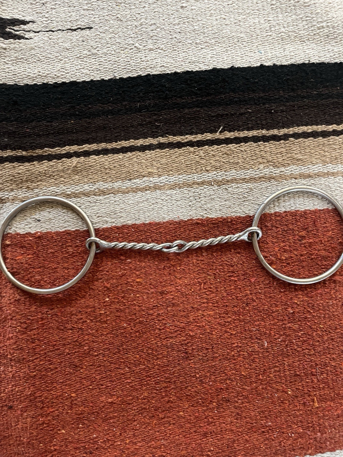 twisted wire snaffle bit