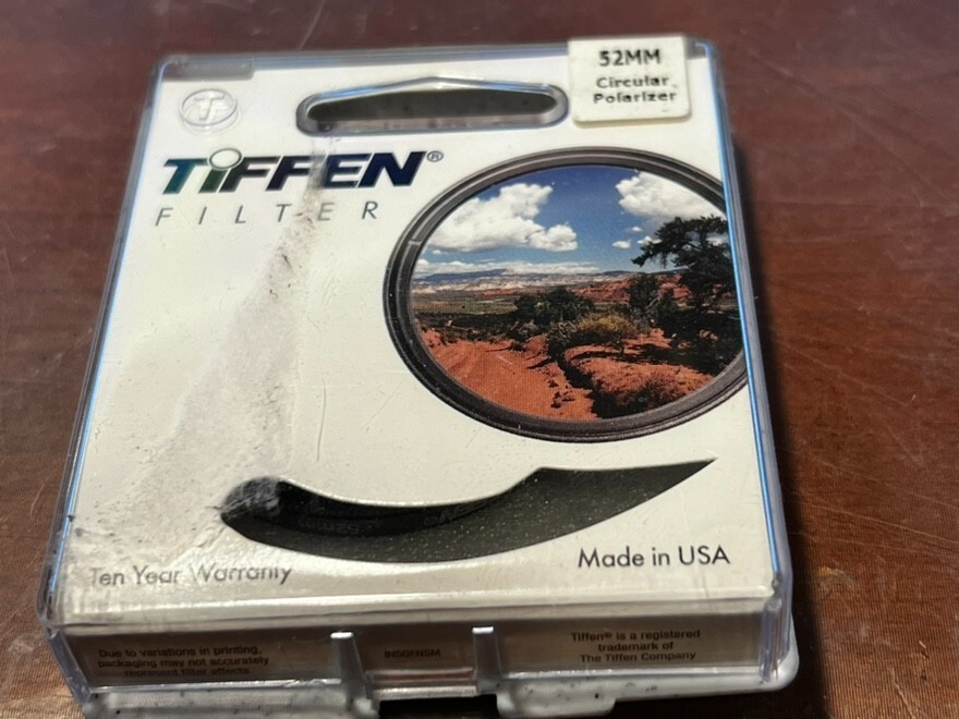 Tiffen 52mm Circular Polarizer Filter - Open Box