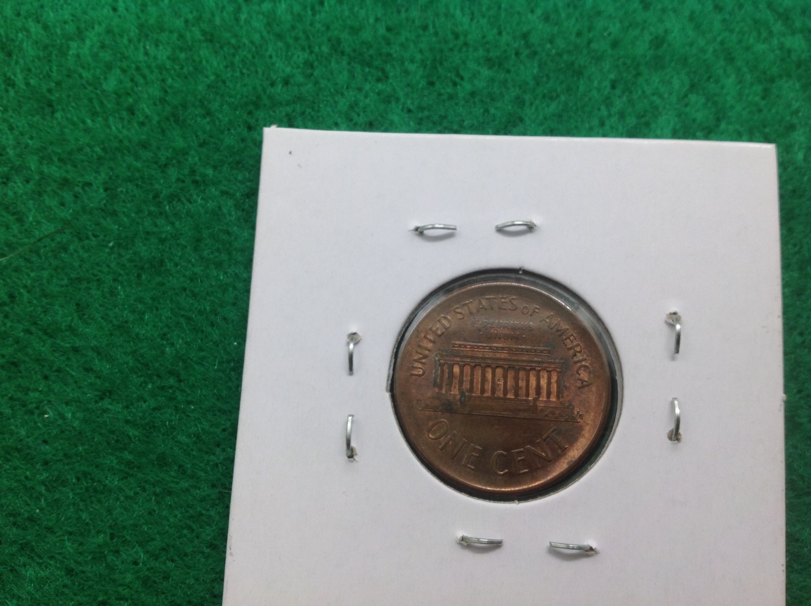 1999 "ERROR CENT" BROAD STRUCK CENT