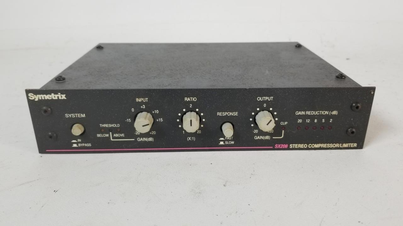 Symetrix SX208 Stereo Compressor/ Limiter