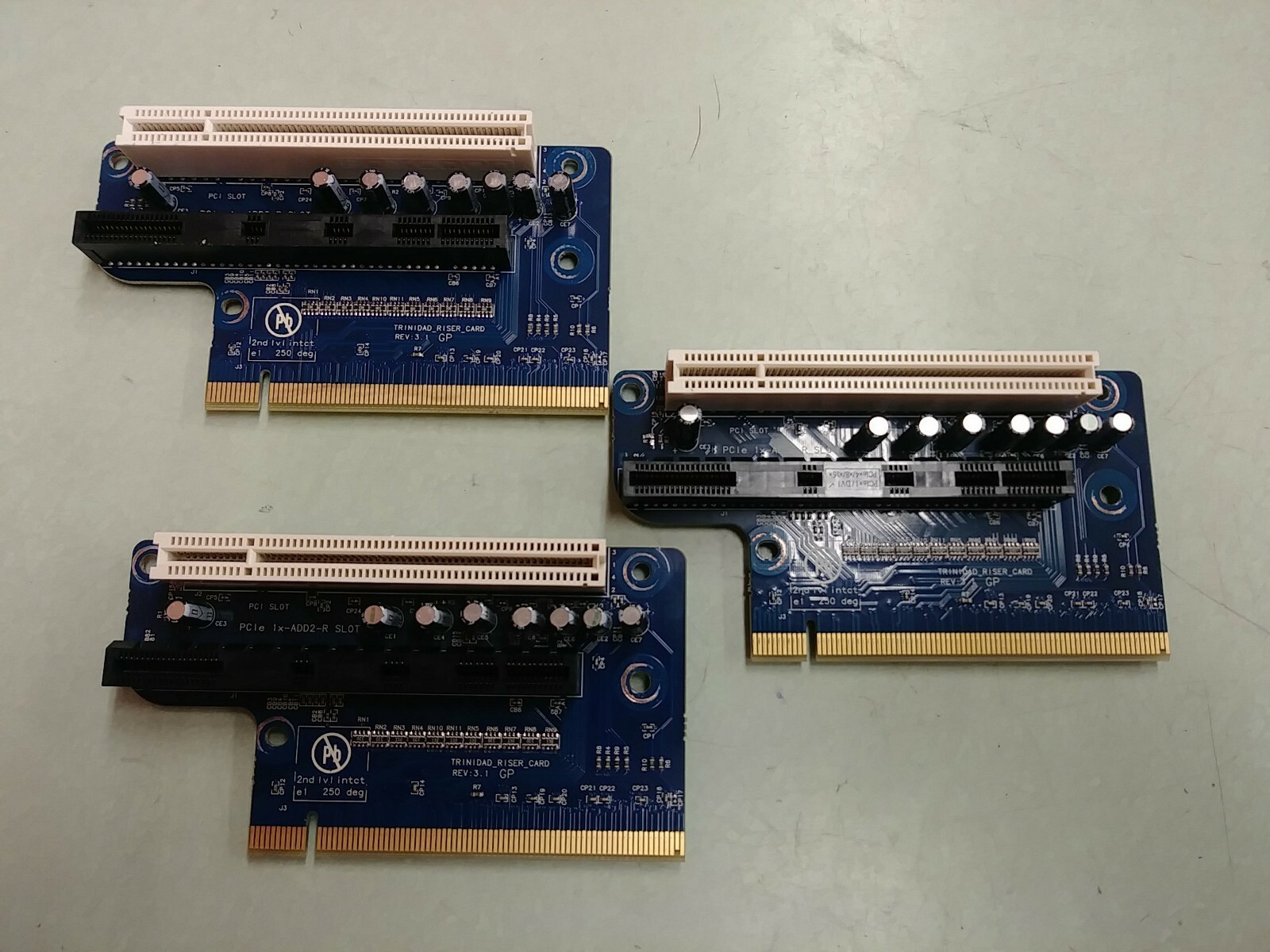 (3) Lenovo 8215-JEU Computer Pcie Riser Board Riser Daughter Board 03B217 IBM