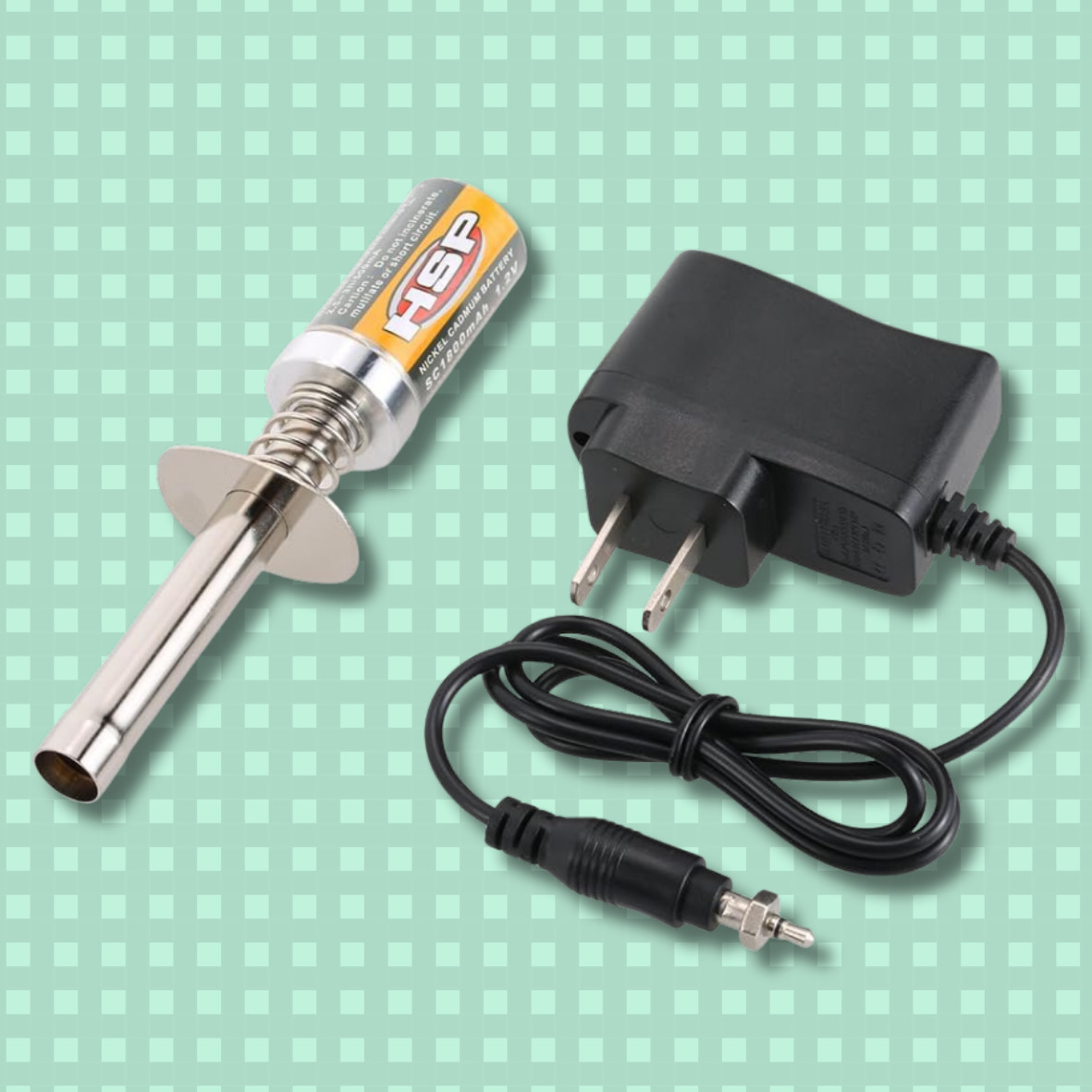 Nitro Starter Kit Glow Plug Igniter with Battery Charger for HSP RedCat RC Car