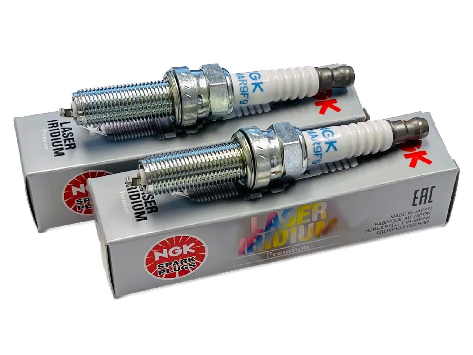 NGK SILMAR9F9 Laser Iridium Spark Plugs Pair Kawasaki Teryx KFX1000 KRX 1000 x2!
