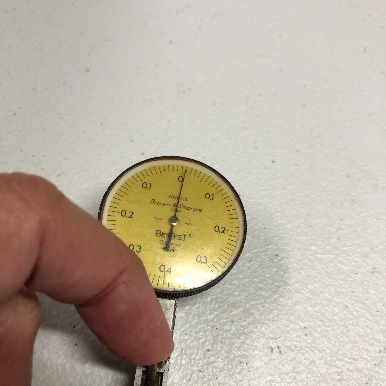 Brown & Sharpe Bestest .01MM Test Indicator 7031-13