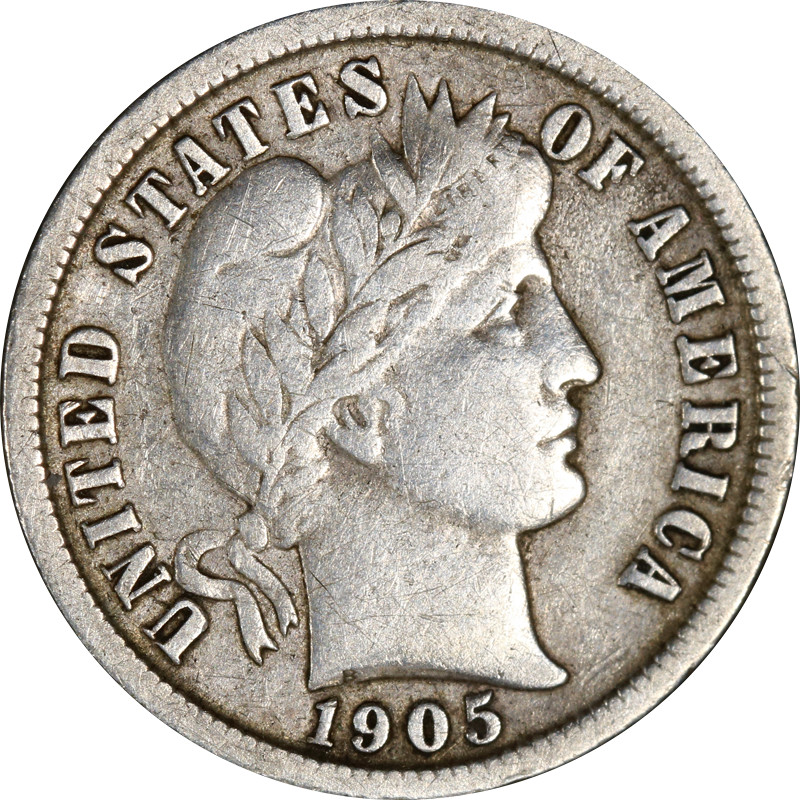 1905-O Barber Dime