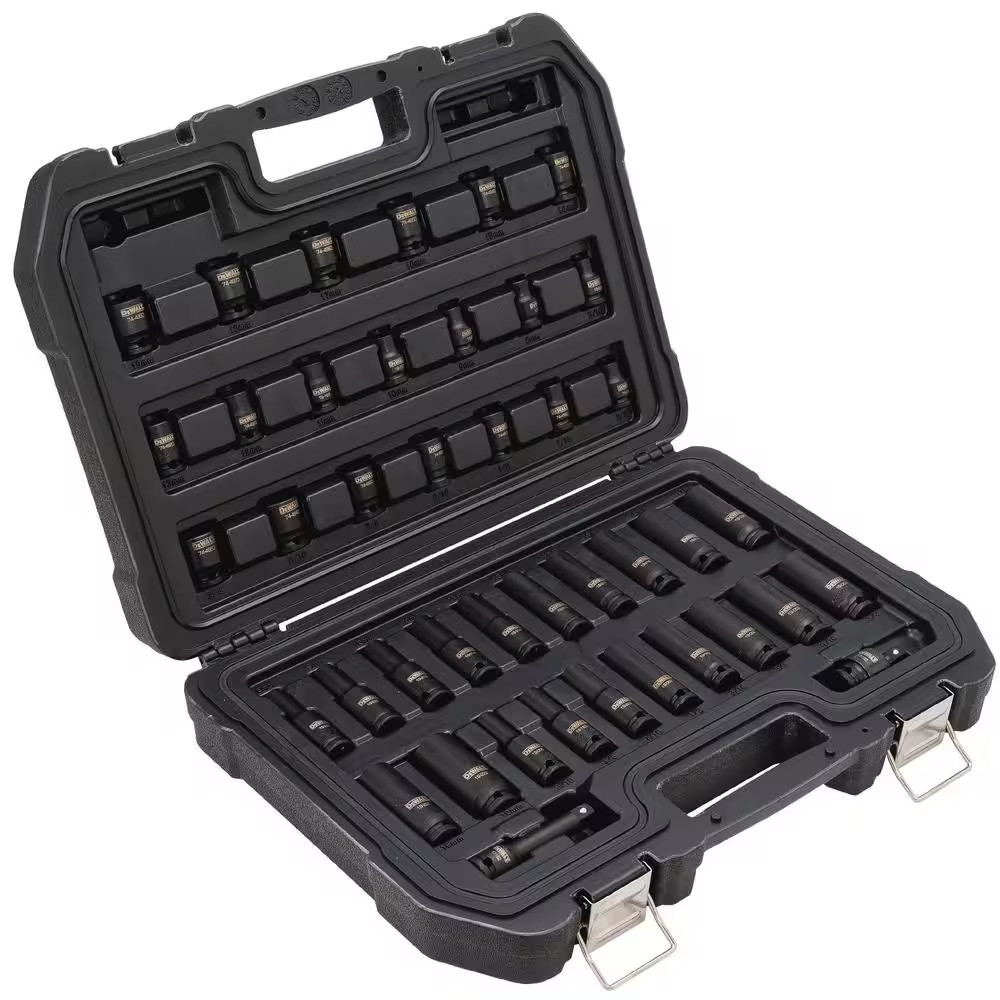 3/8 In. Drive Impact Socket Set (42-Piece)