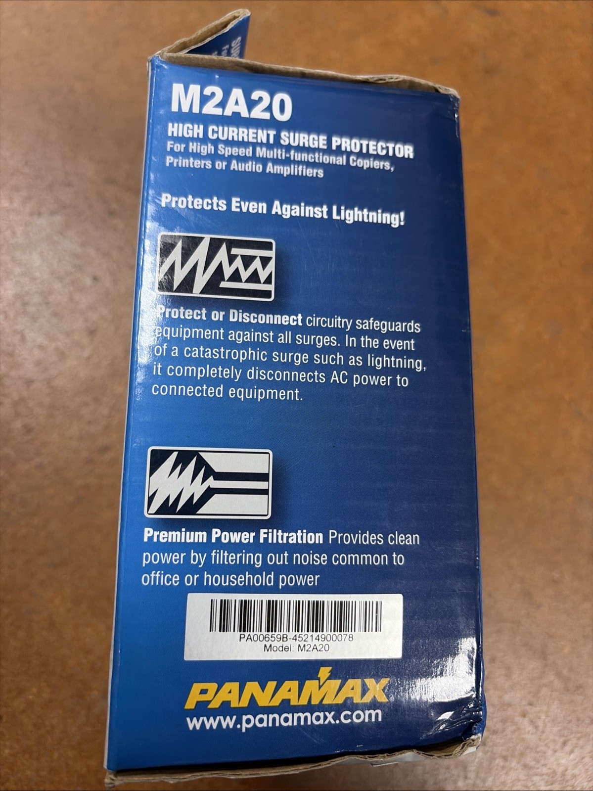 ✨ NEW Panamax M2A20 20-Amp High Current Surge Protector - 2 Outlets - 1350 Joule
