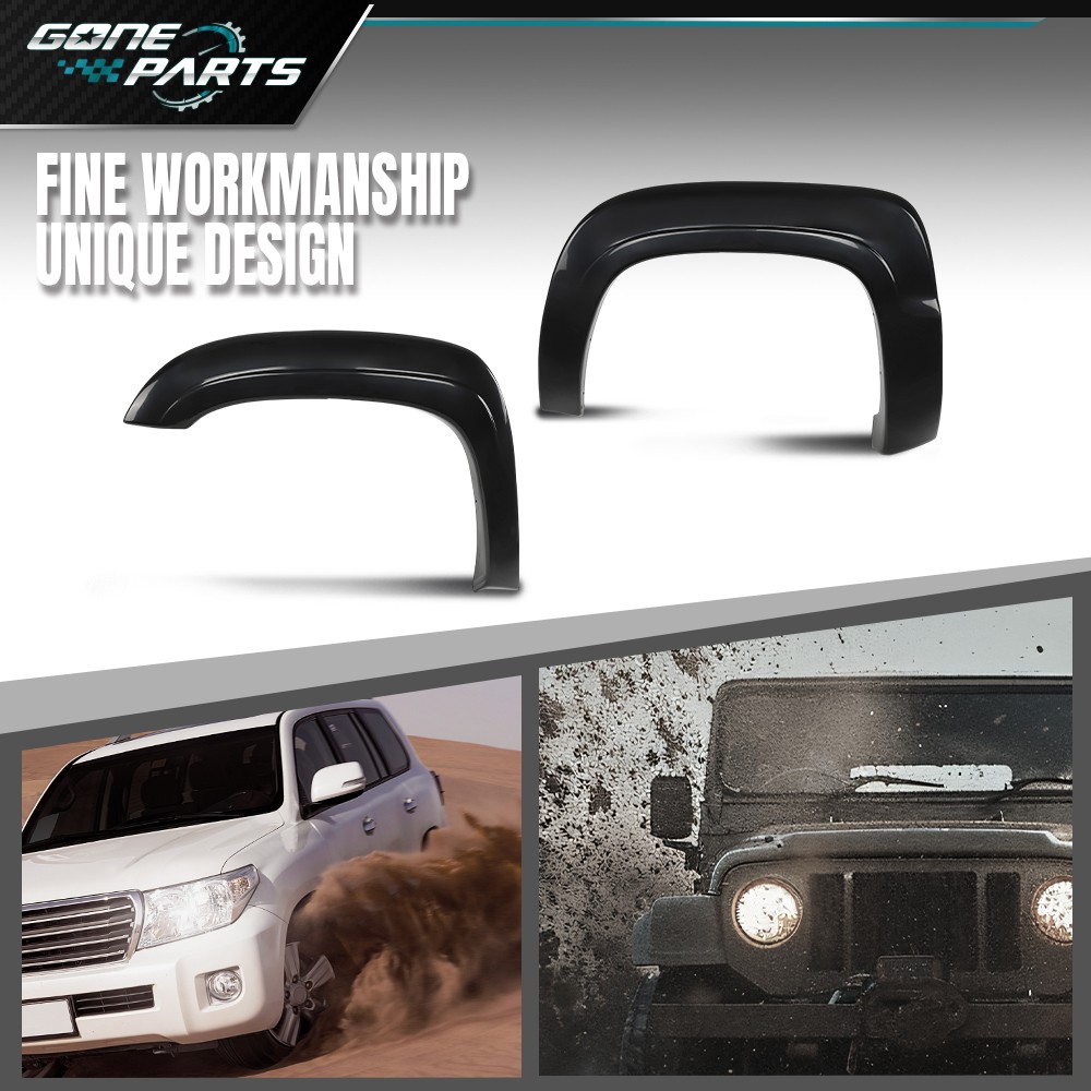 Full Set Paintable Fender Flares Fit For 2007-2013 Chevrolet Avalanche