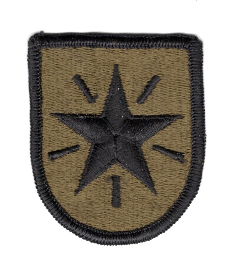 Army Patch: 36th Infantry Brigade - subdued, merrowed edge