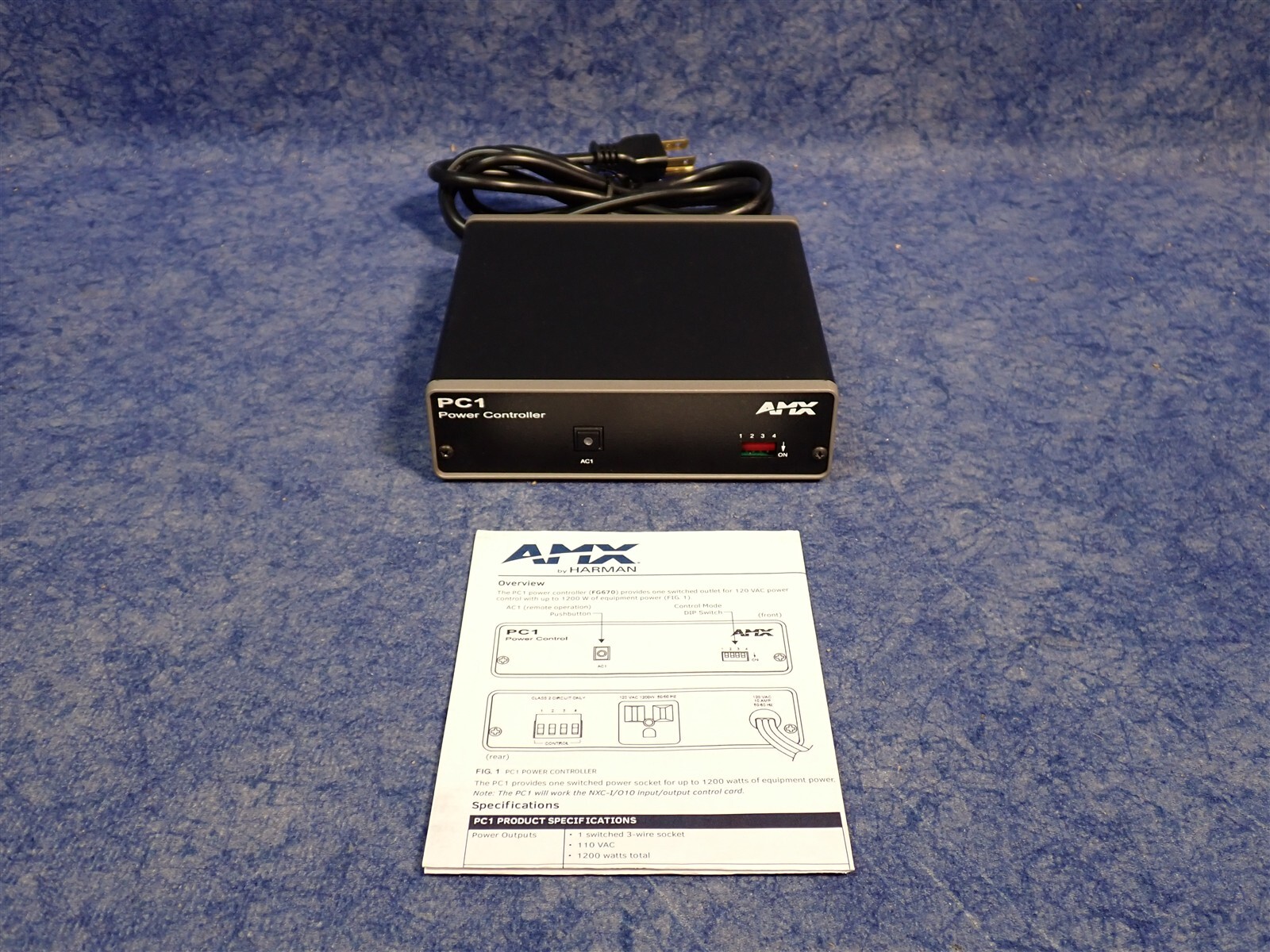 AMX PC1 Power Controller, 10 A, 110 VAC only (G65)