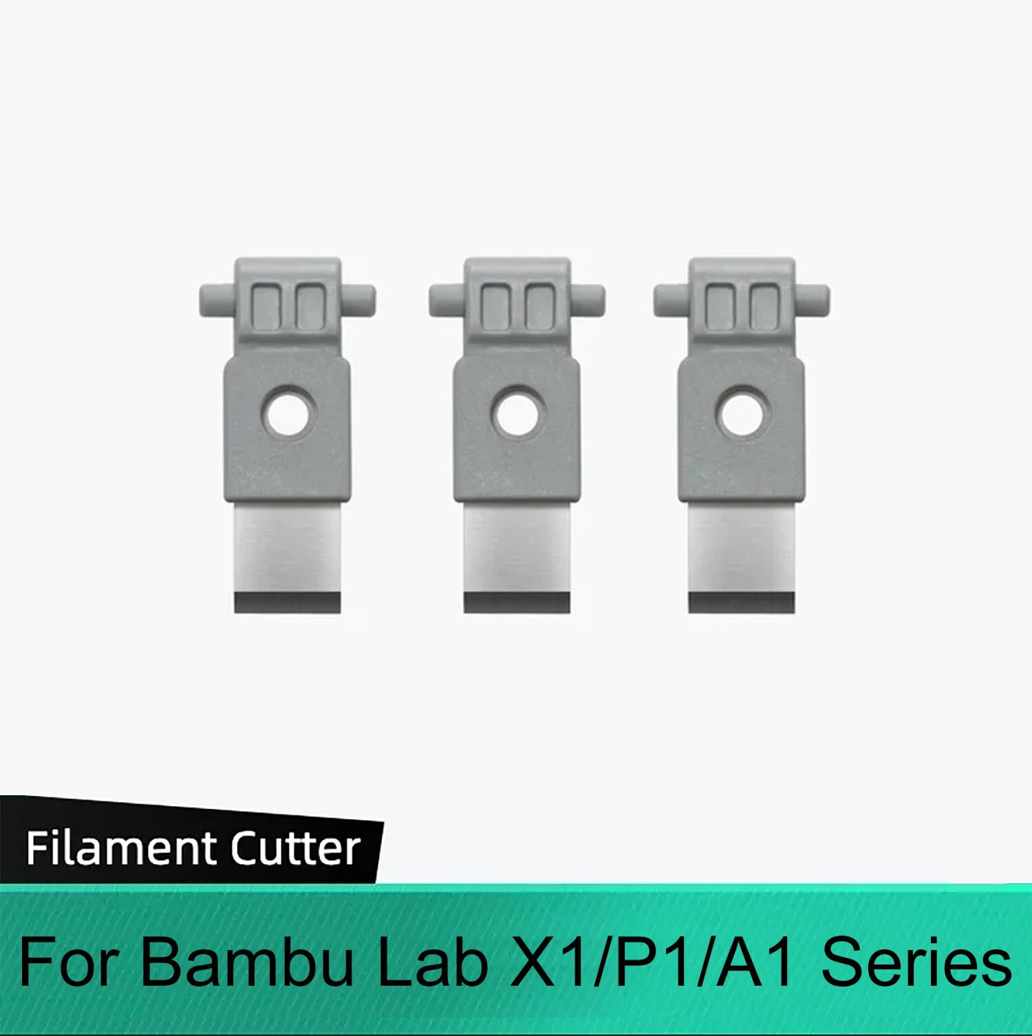 Replacement Filament Cutter Blade For Bambu Lab X1/X1C/P1/ A1/P1S/A1 Mini 4 PCS