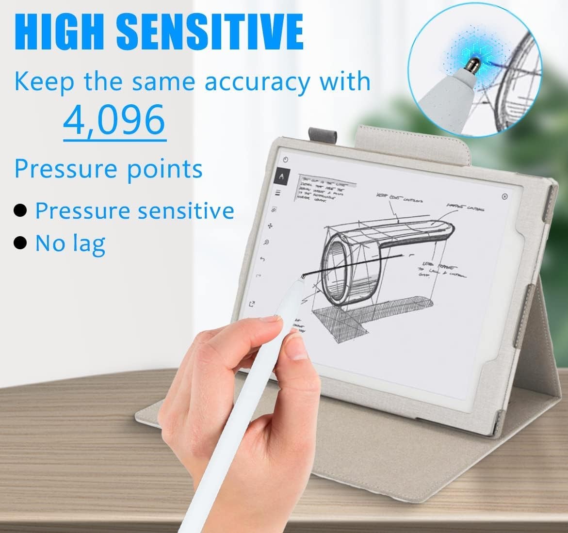 Durable Titanium Alloy Stylus Tips for Precise Writing with reMarkable 2 - 2 Pcs
