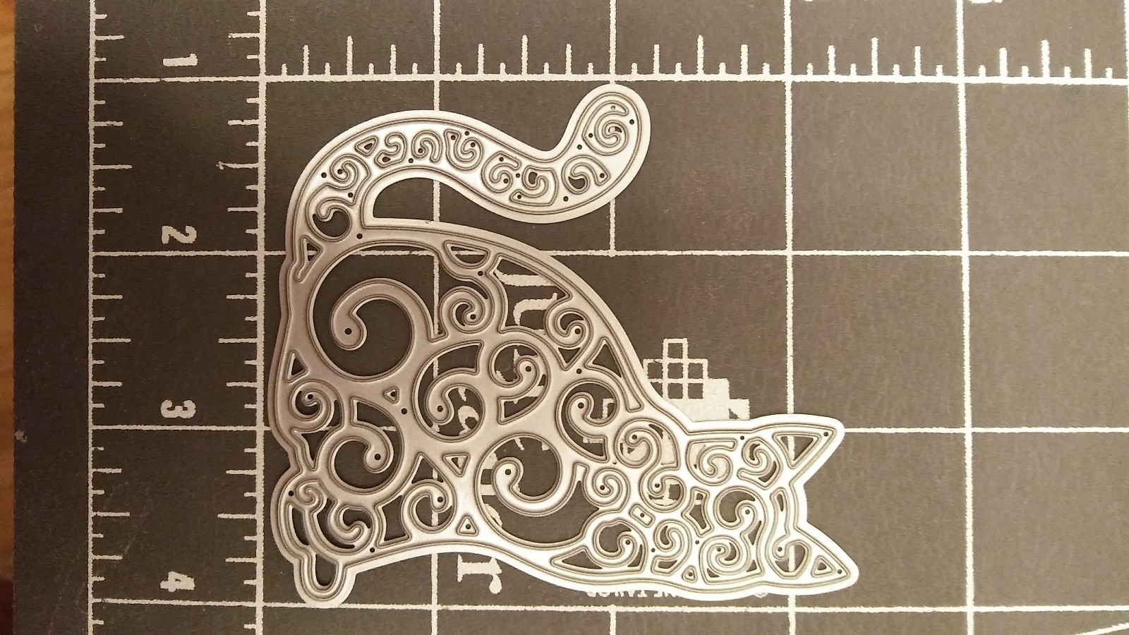 New Universal Die Cut Tool Thin Metal Emboss Filigree Cat cupcake top card Witch