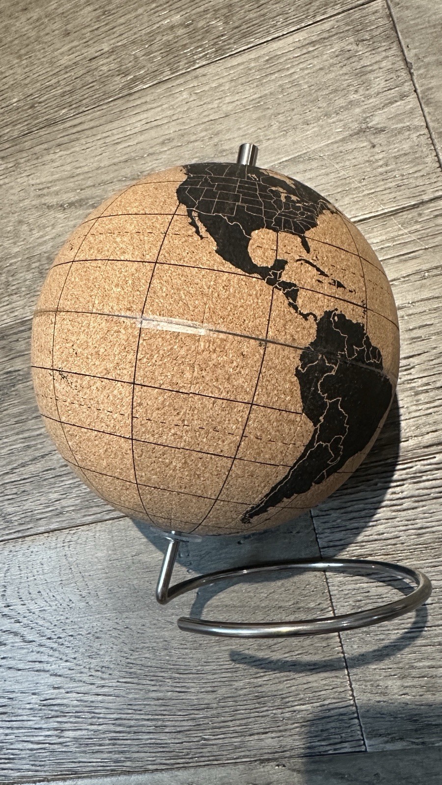 Mini Cork Globe for Traveling