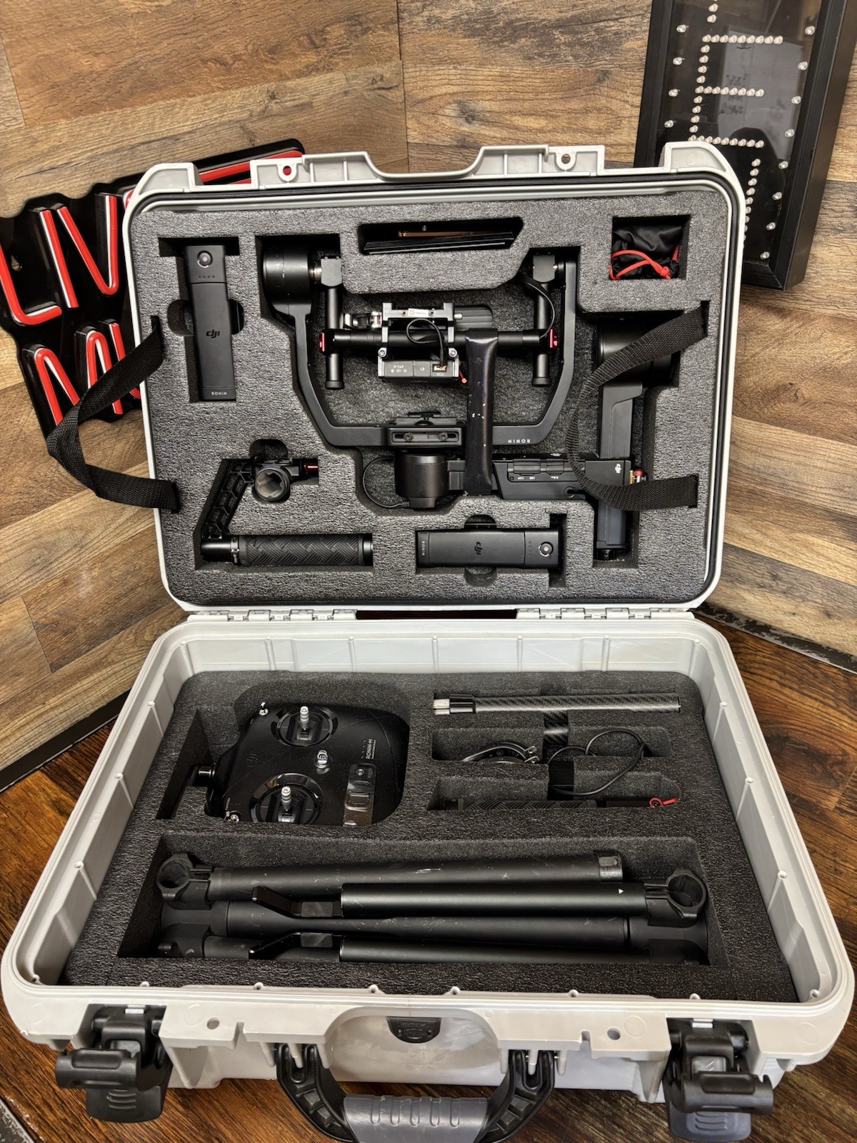 DJI Ronin M Gimbal Stabilizer and Hard Nanuk Case 940 Rm6, UNTESTED