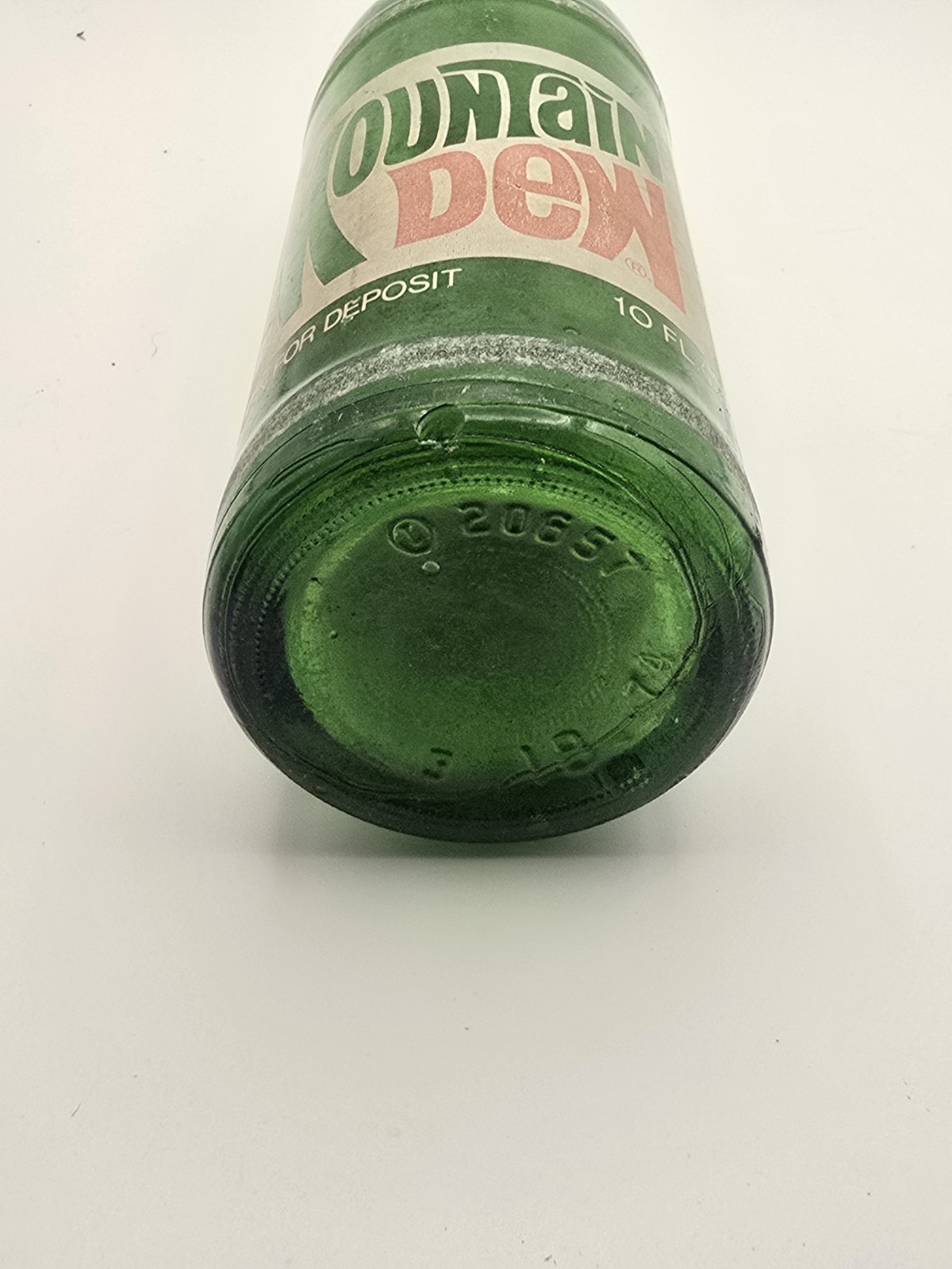 Vintage Mt. Dew Bottle