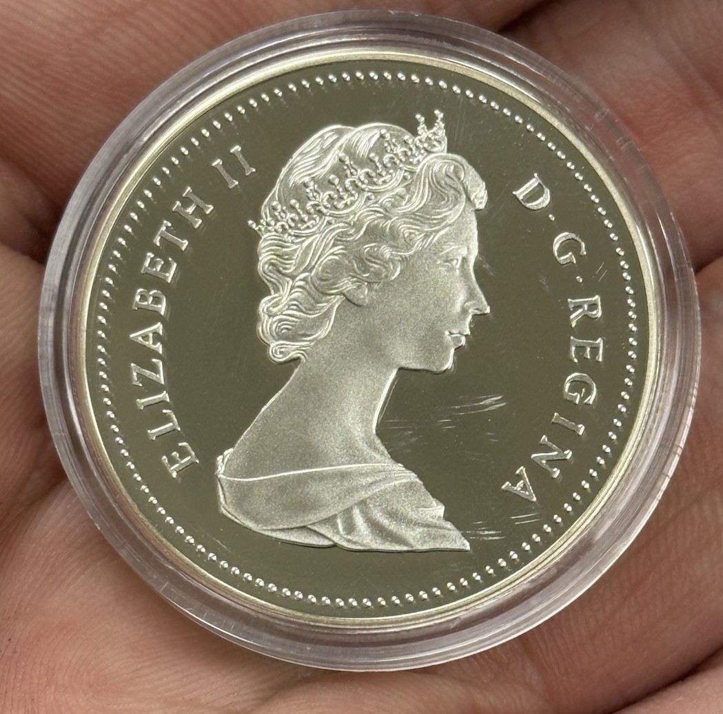 1988 Canada Silver Proof Dollar Coin, BU UNC #3640