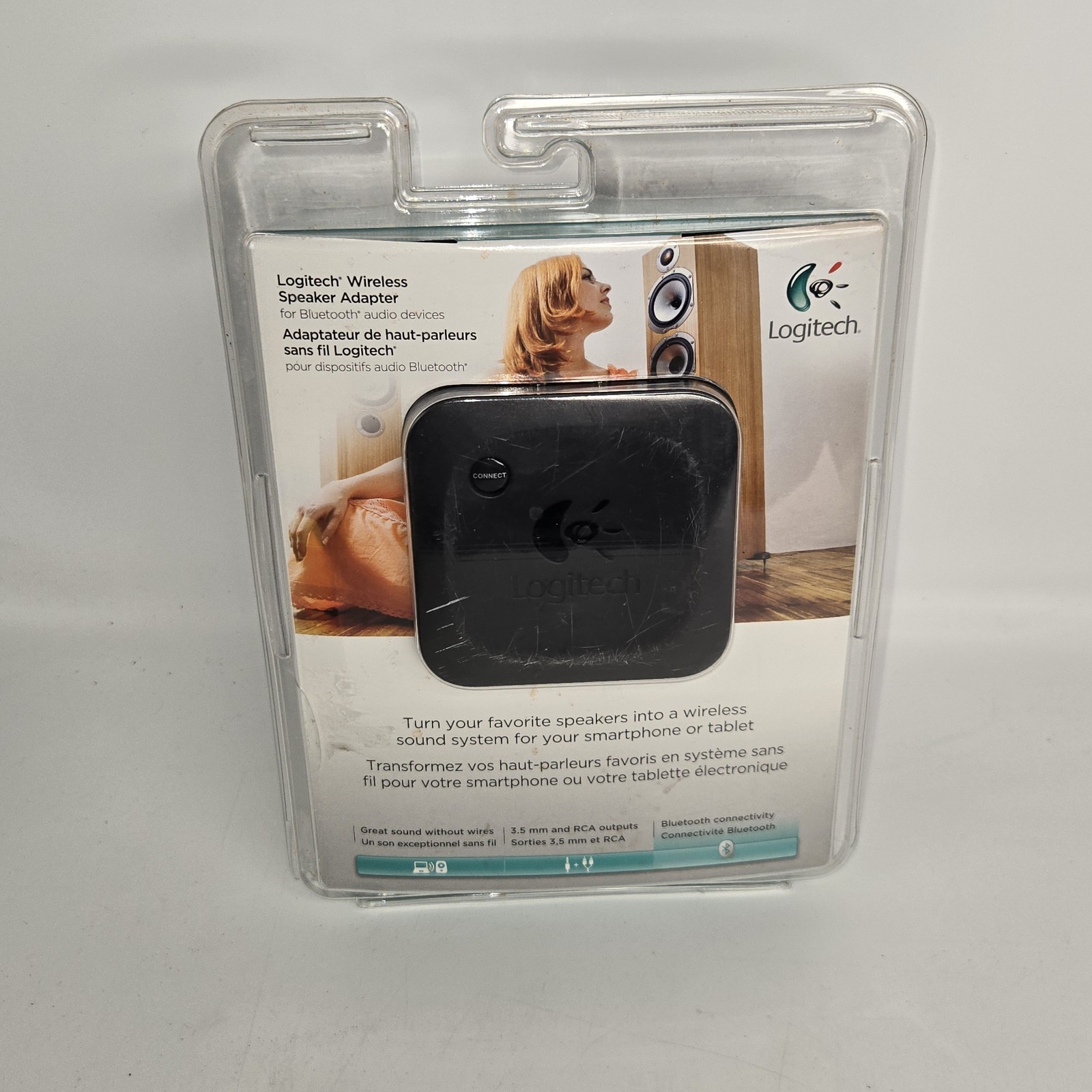 Logitech Wireless Bluetooth Speaker Adapter 980-000540 - New