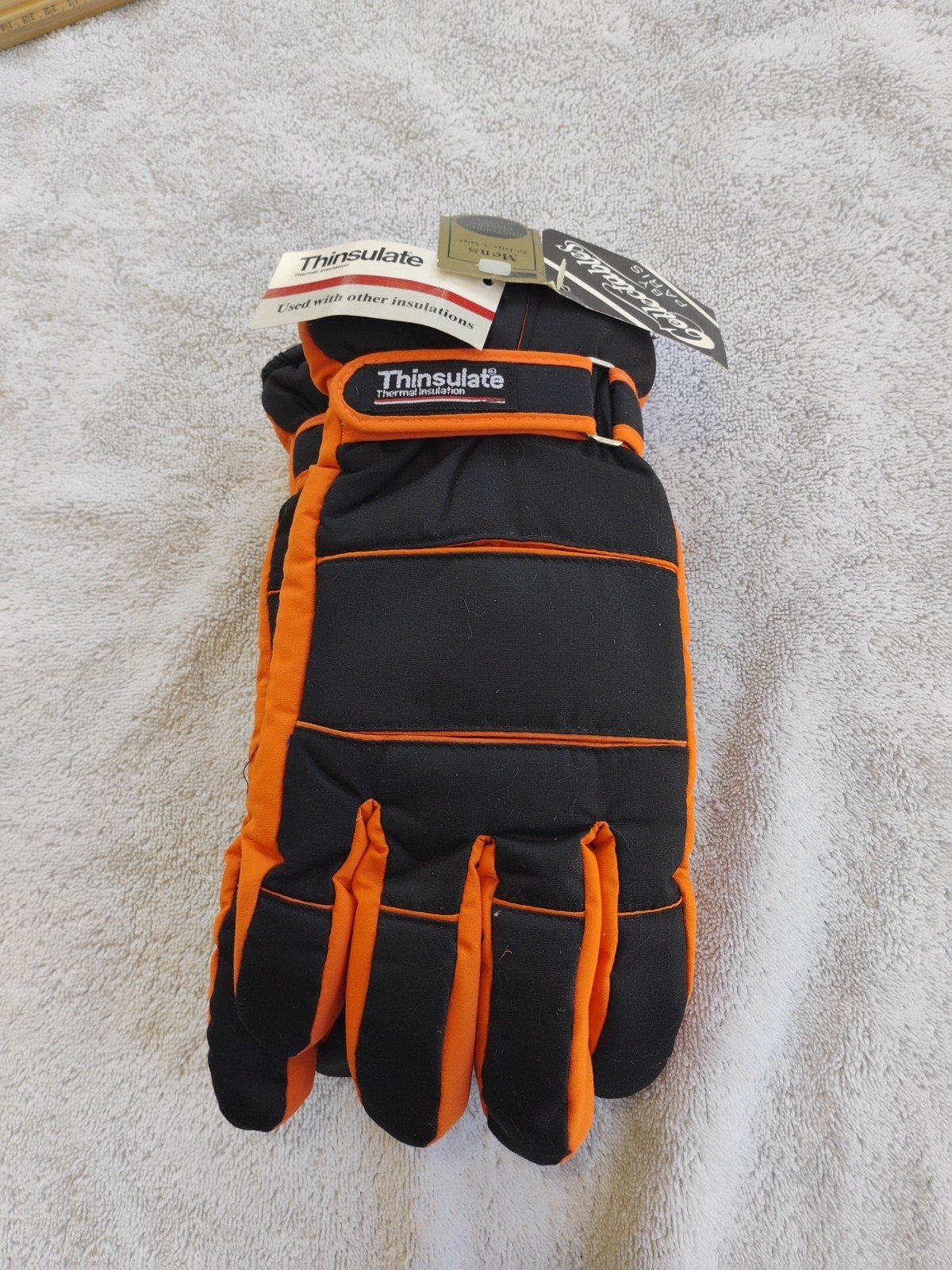 Vintage New With Tags Collectables By Paris Mens XL Thinsulate Gloves