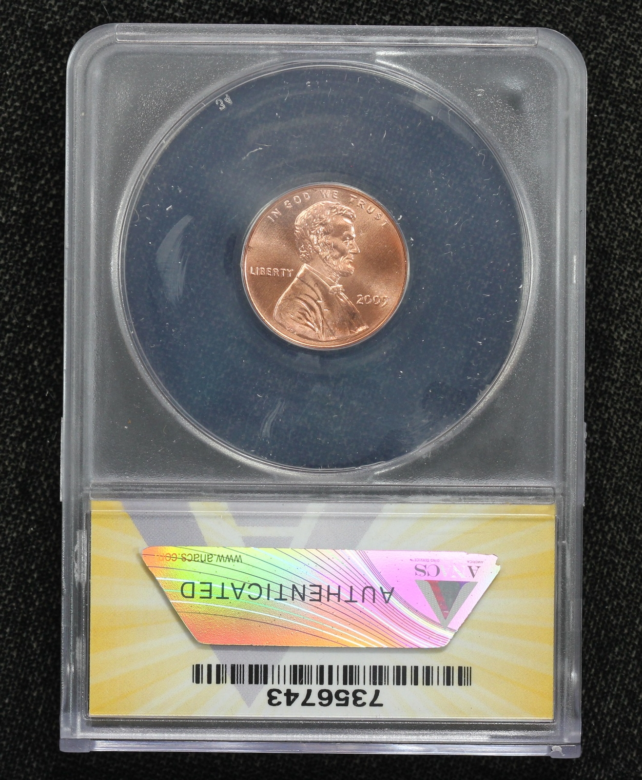 2009 Lincoln Chronicles Cent Formative Years Reverse ANACS MS-67 Red 2XMQ