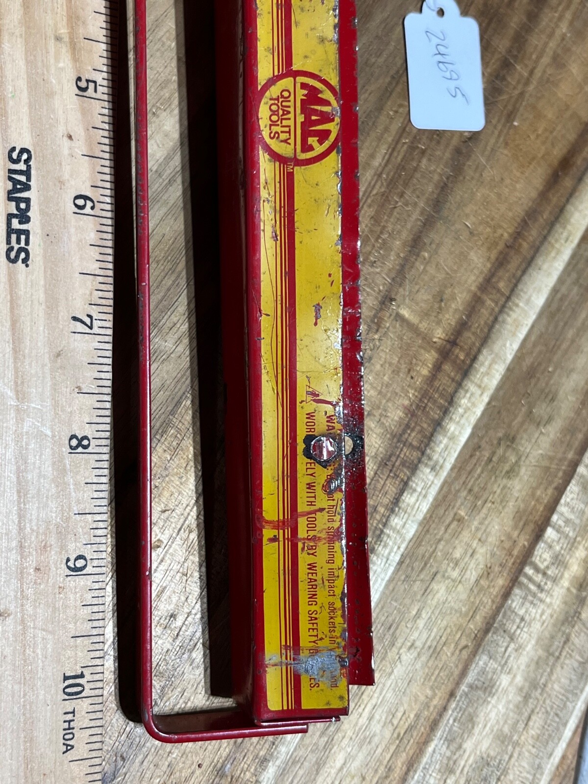 Vintage MAC Tools socket tray model (XT25Y) (24695)