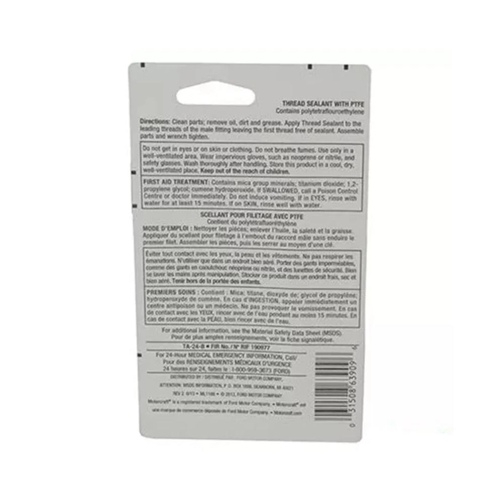 MOTORCRAFT TA24B Thread Sealant with PTFE OEM New in Package