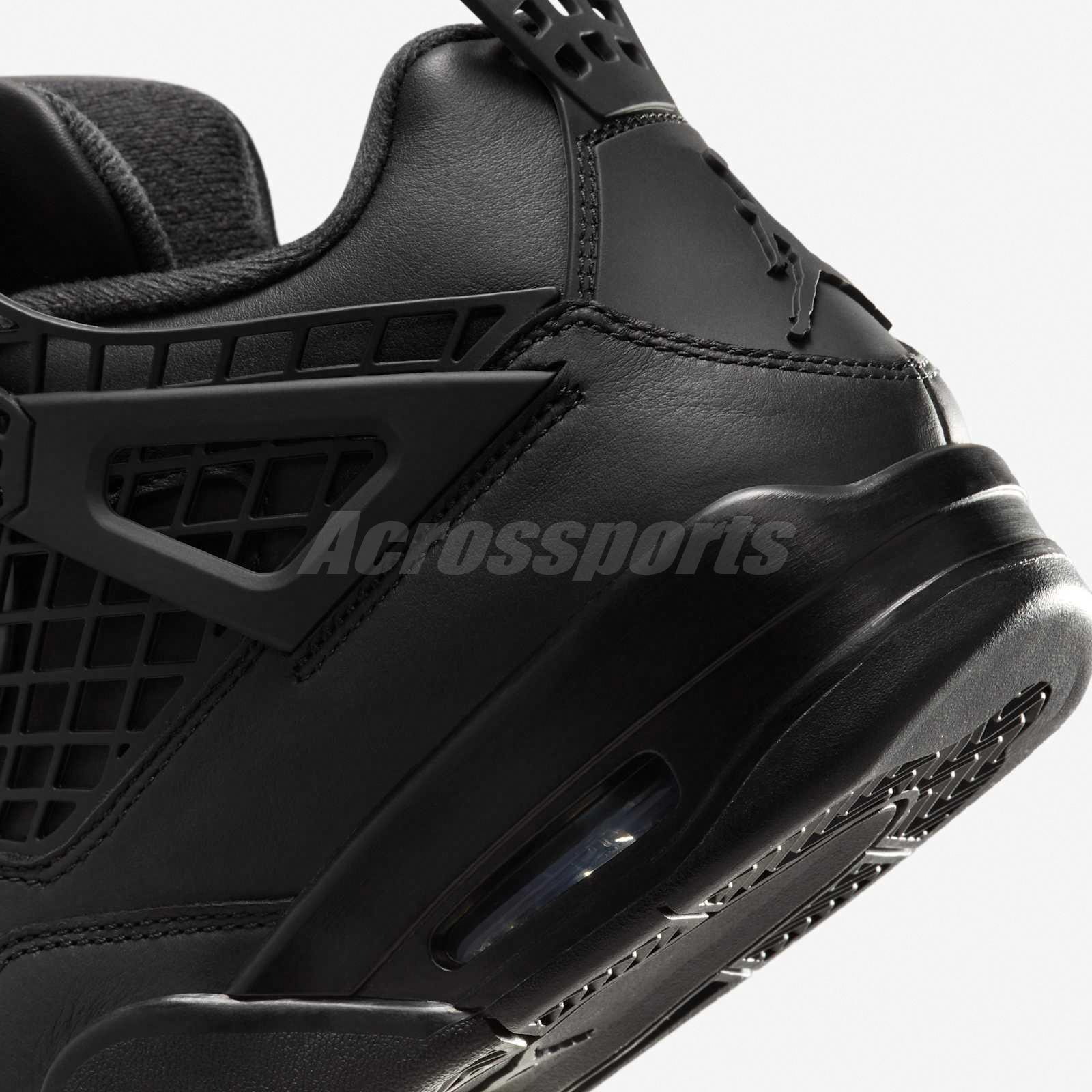 Nike Wmns Air Jordan 4 Net AJ4 Black Women Casual Shoes Sneakers FN7251-001