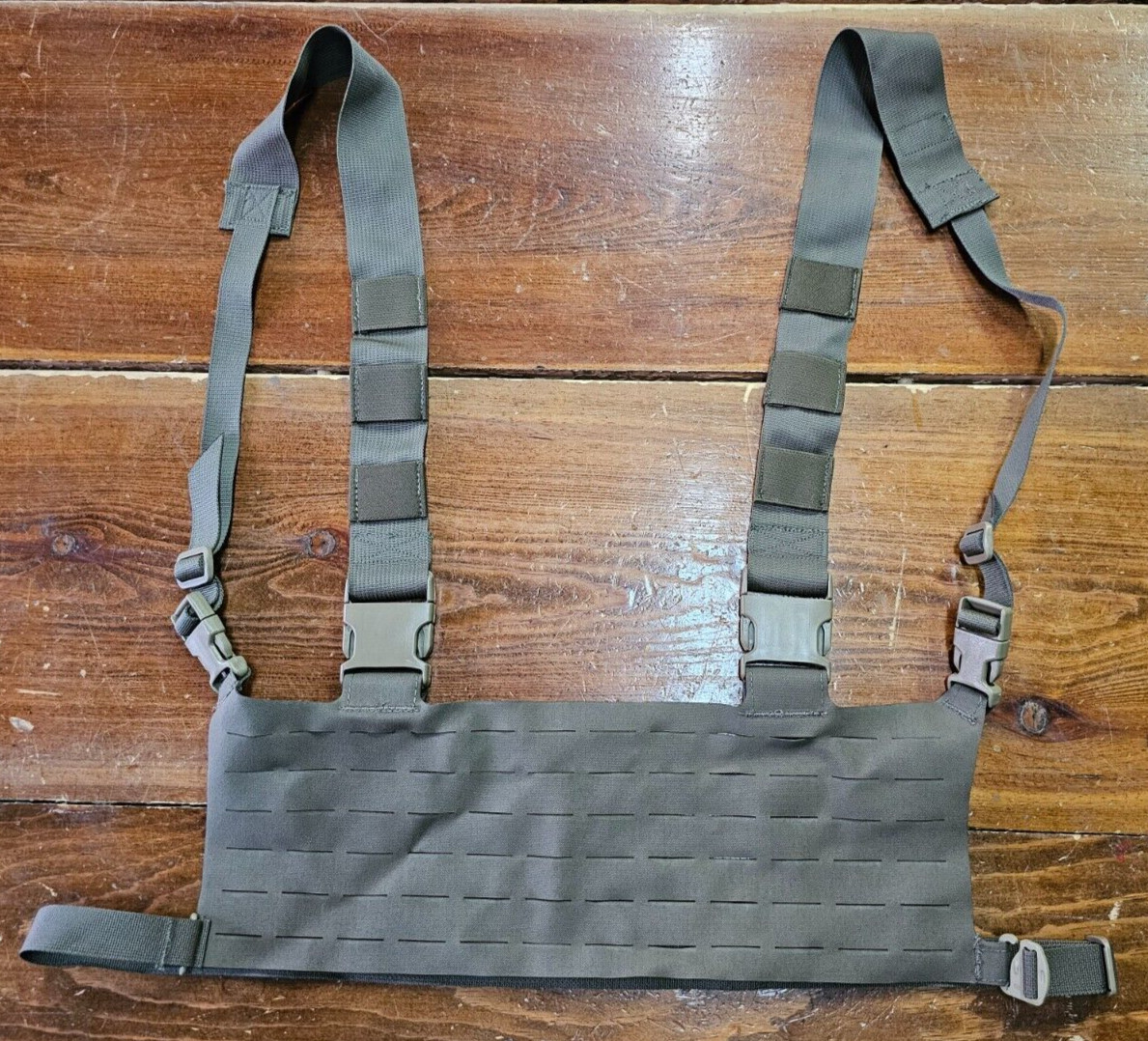 FirstSpear Reversible Modular chest rig 6/12 Ranger green 9 MOLLE Ragnar pouch