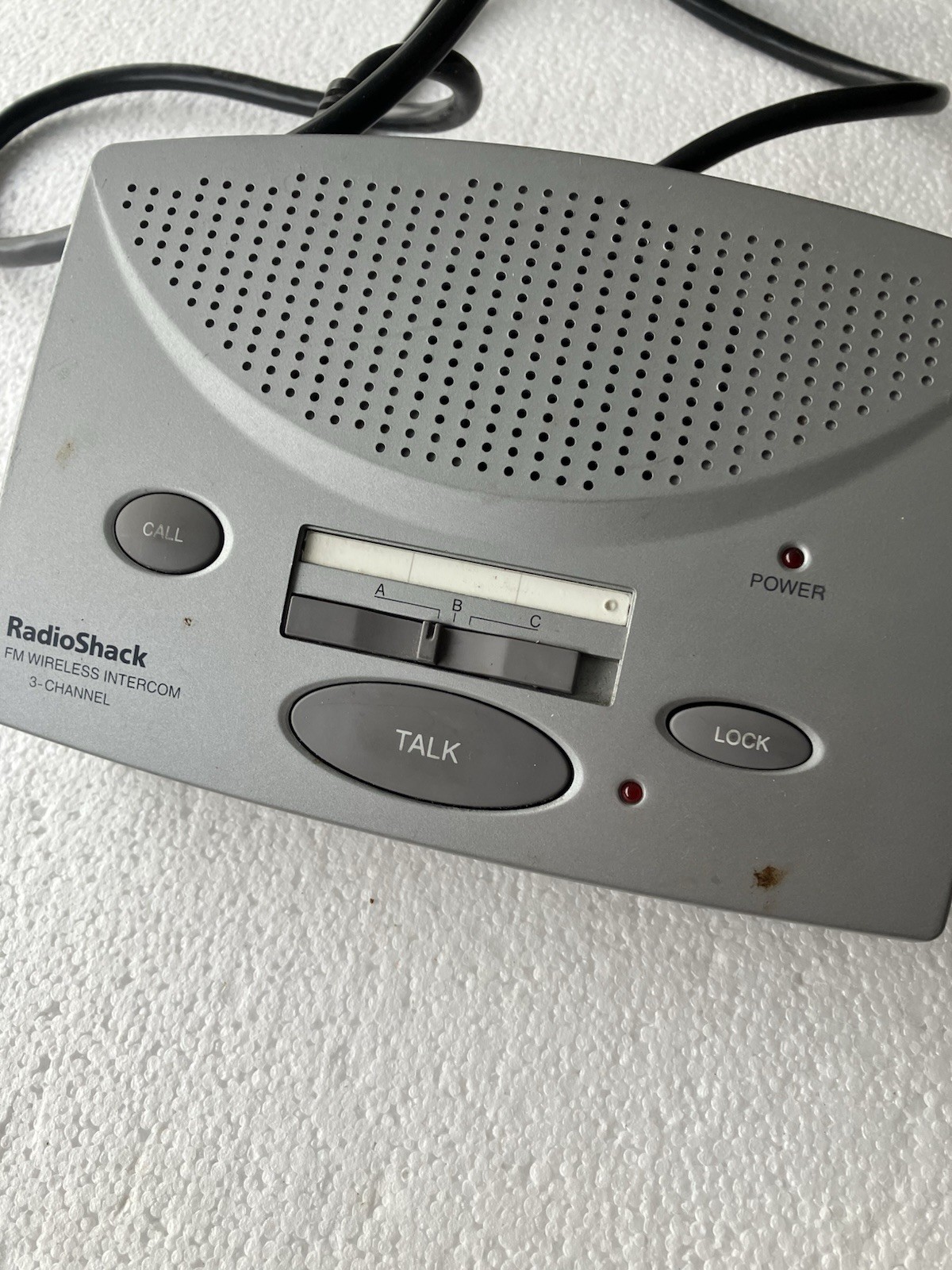 Radio Shack 3 Channel FM Wireless Intercom 43-3105 Single Unit Only Working