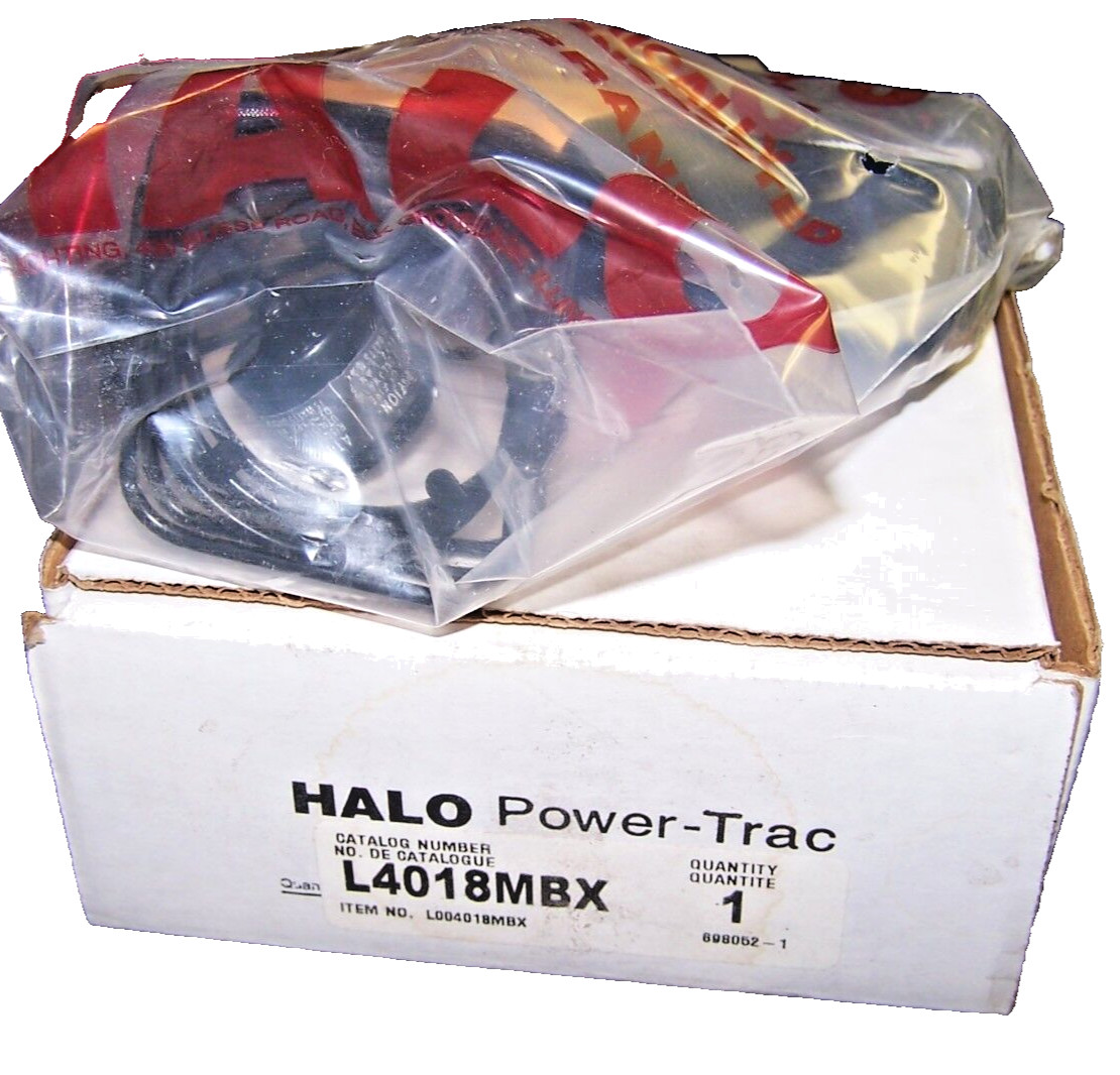New Halo Power-Trac Black Track Light  L4018MBX
