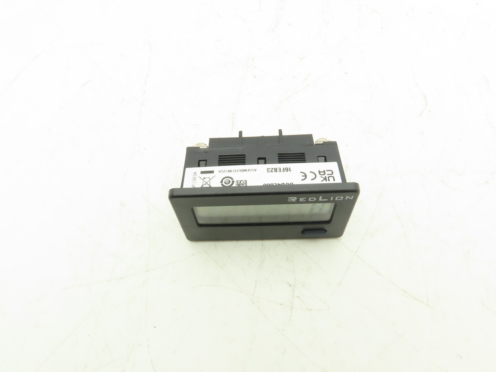 Red Lion CUB4L000 LCD 6-Digit Mini Counter Panel Meter