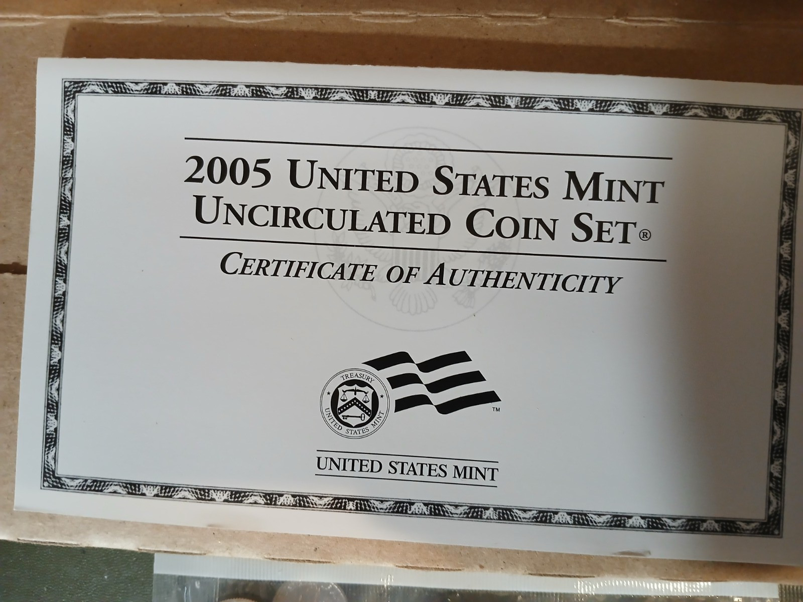 2005 MINT UNCIRCUATED SET ITEM #SUX3-1SET