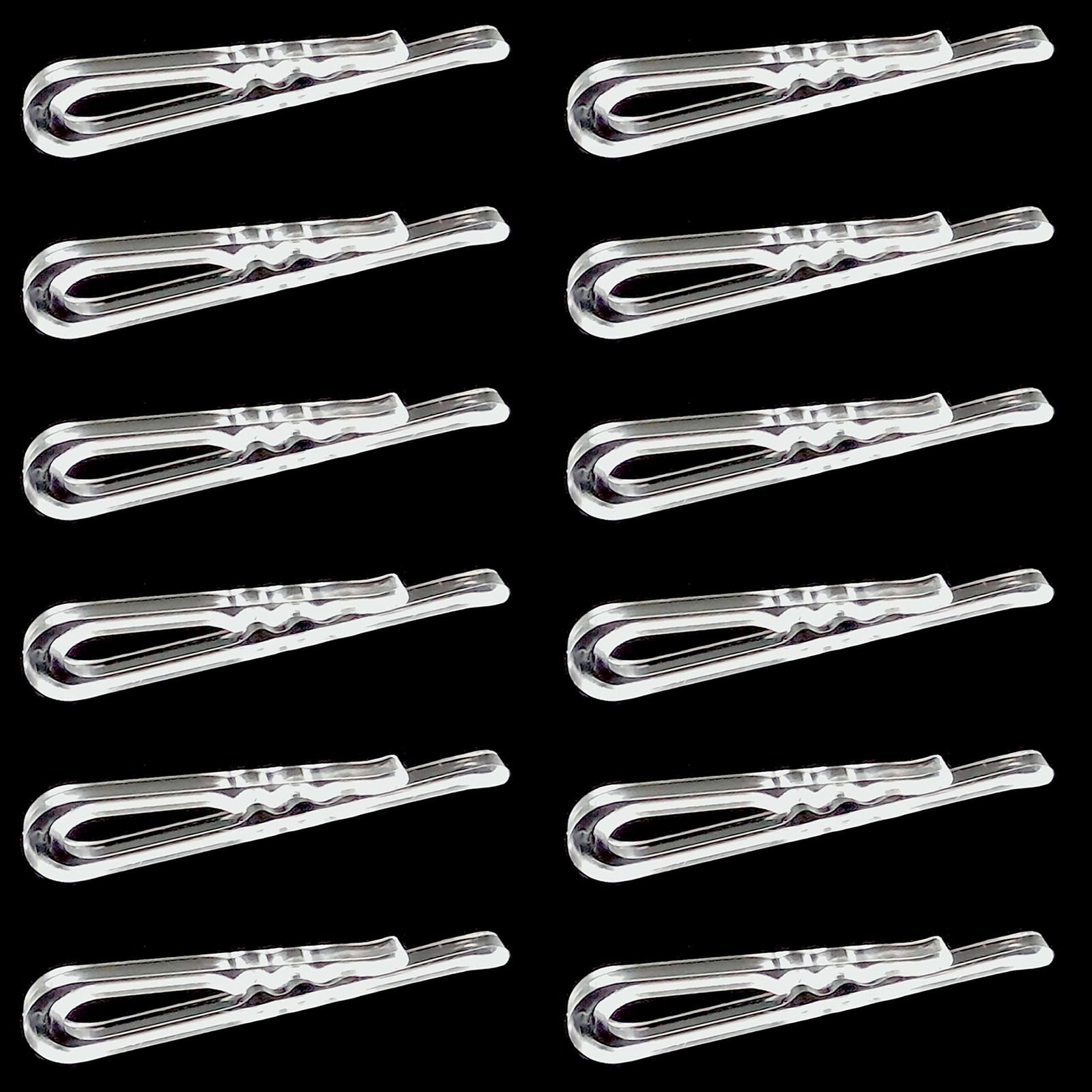 1000 Pcs U Shape Plastic Alligator Clips with Teeth Clear Shirt Folding