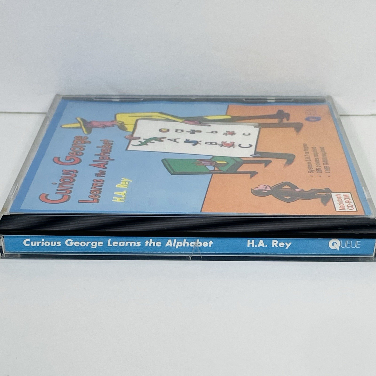 Curious George Learns the Alphabet 1993 Macintosh CD-ROM Learning Game