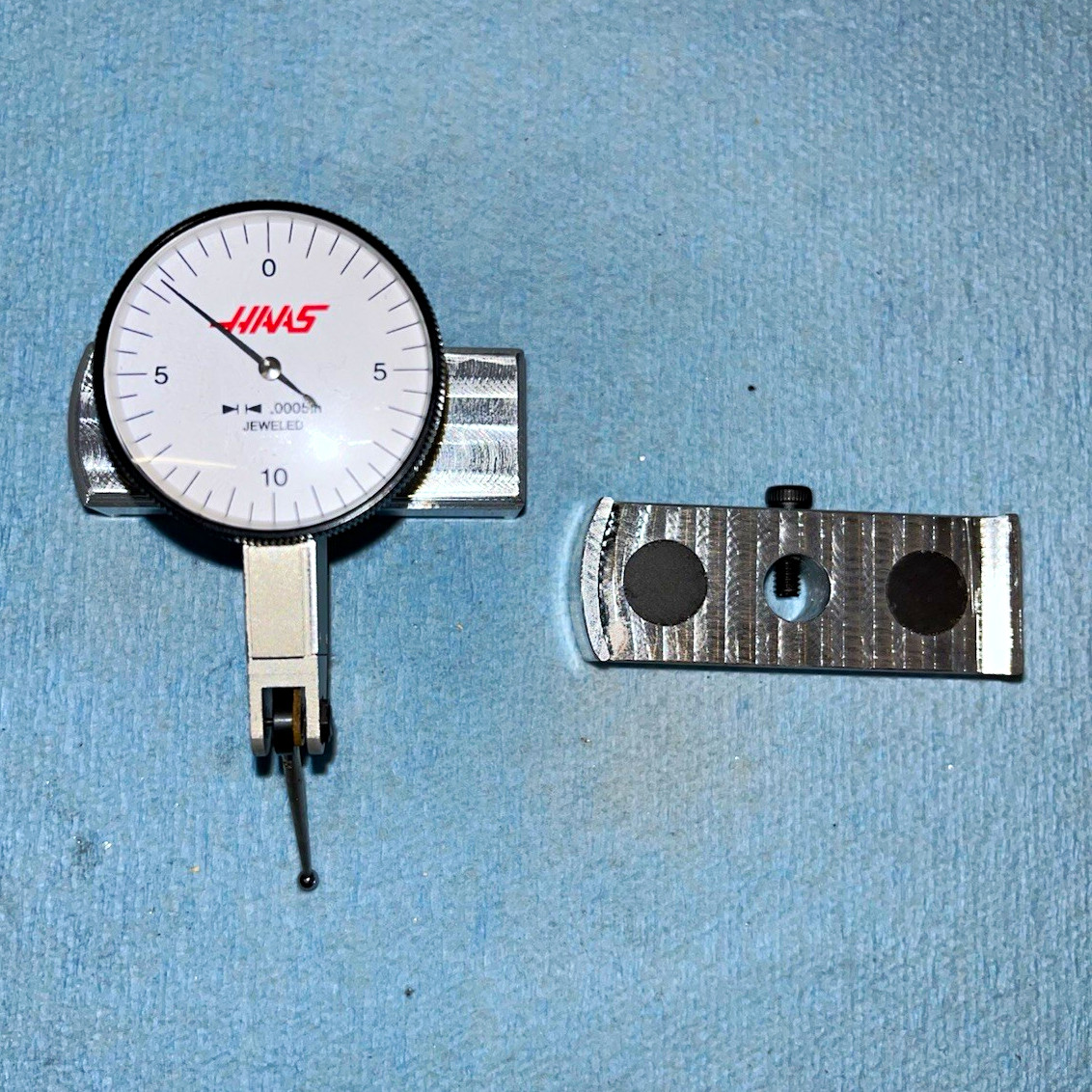 Van Norman 777-S dial indicator holder mag base for boring head made in USA