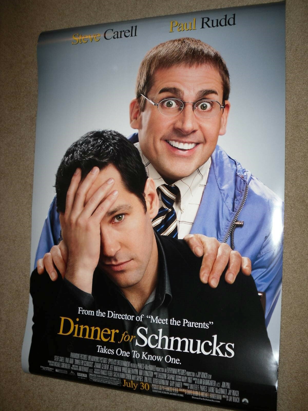 DINNER FOR SCHMUCKS 11x17 PROMO MOVIE POSTER